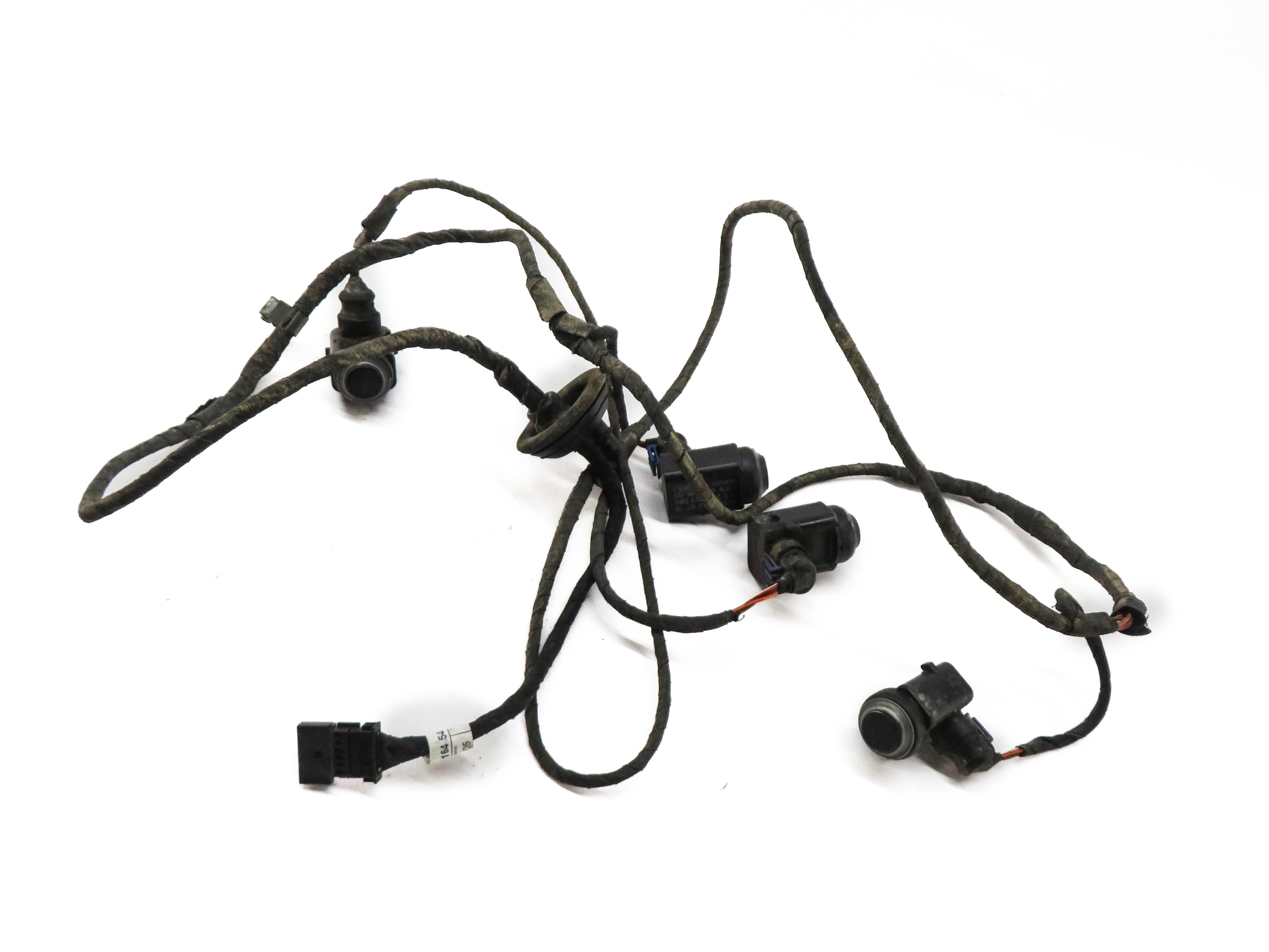 2015 BMW Z4 (E89) REAR PDC PARK DISTANCE SENSOR SET w/ HARNESS (BLACK 040U) — exact item pictured
