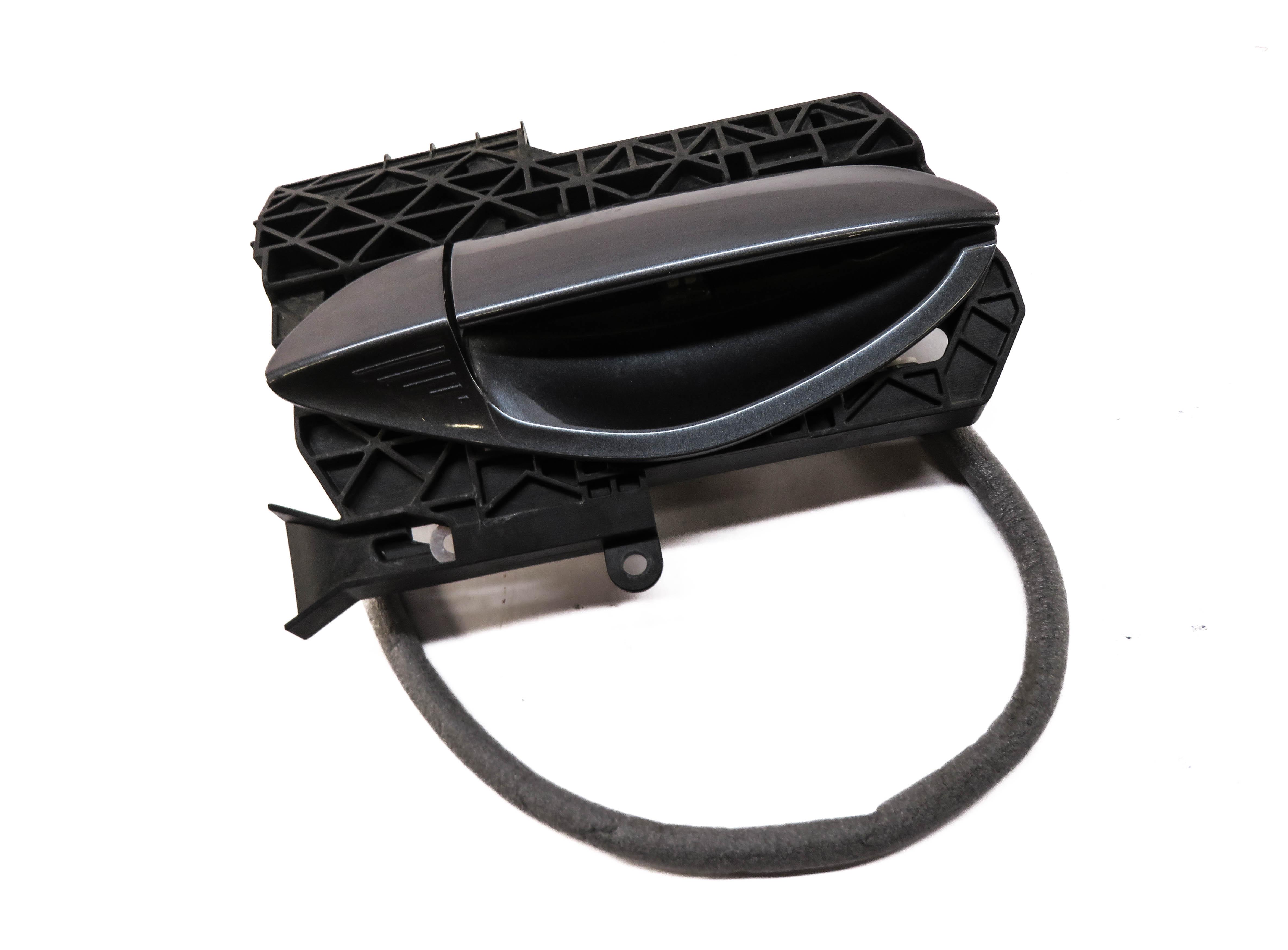 09-16 BMW Z4 (E89) RIGHT PASSENGER COMFORT ACCESS DOOR HANDLE w/ LIGHT (GRAY) — exact item pictured