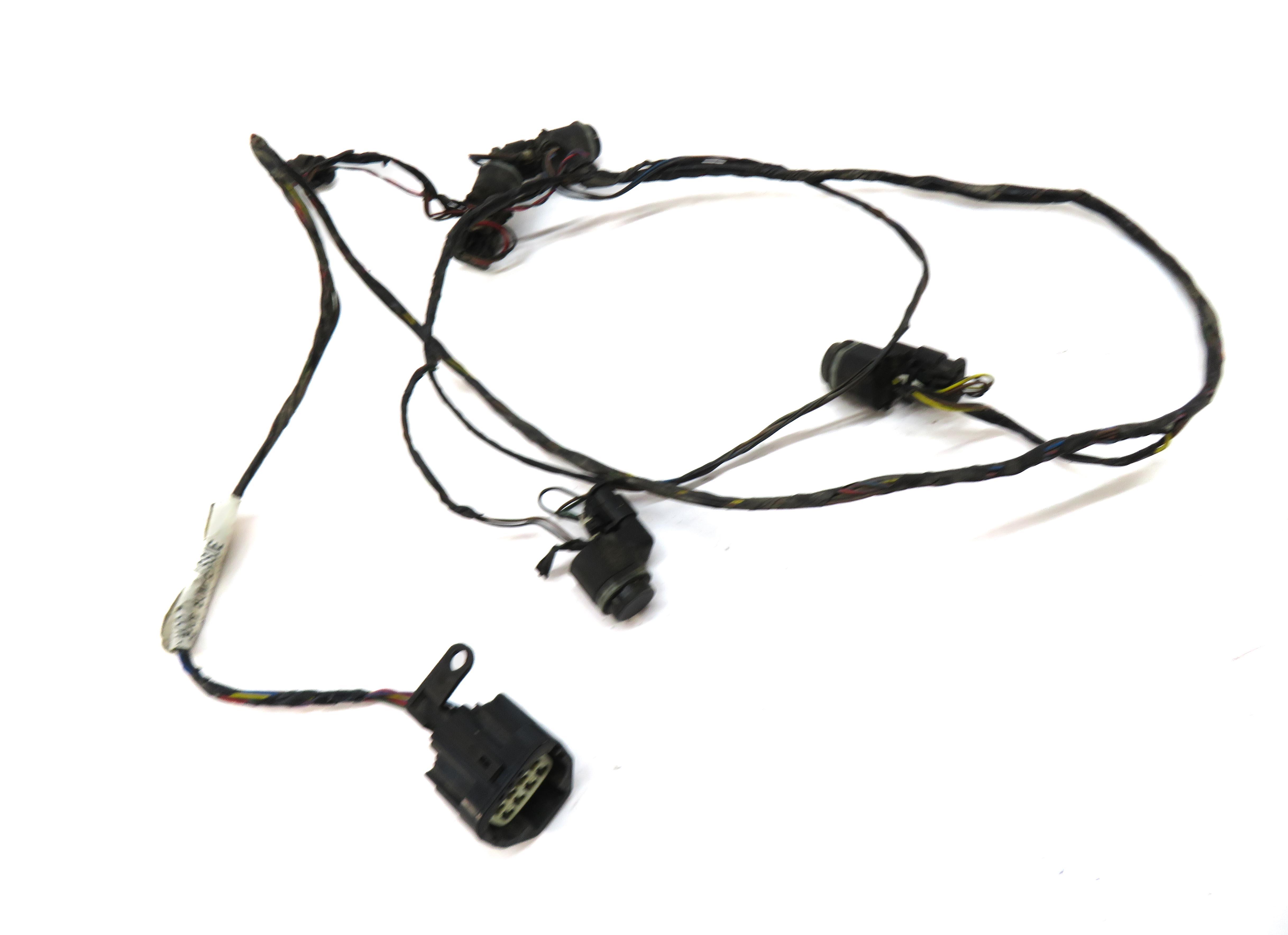 12 LAND ROVER LR4 REAR PARK ASSIST PDC SENSOR SET w/ HARNESS SANTORINI BLACK 820 — exact item pictured