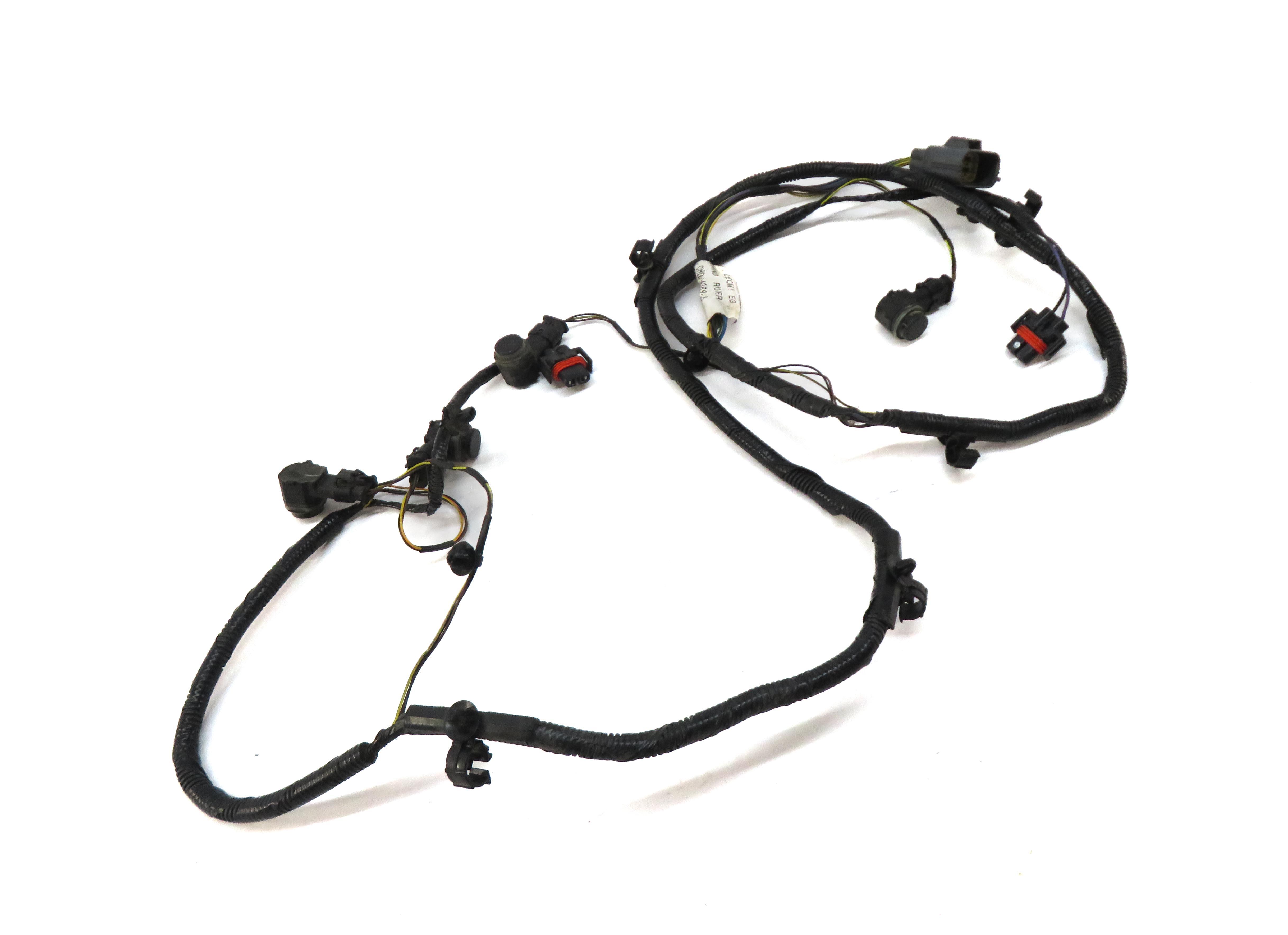12 LAND ROVER LR4 FRONT PARK ASSIST PDC SENSOR SET & HARNESS SANTORINI BLACK 820 — exact item pictured
