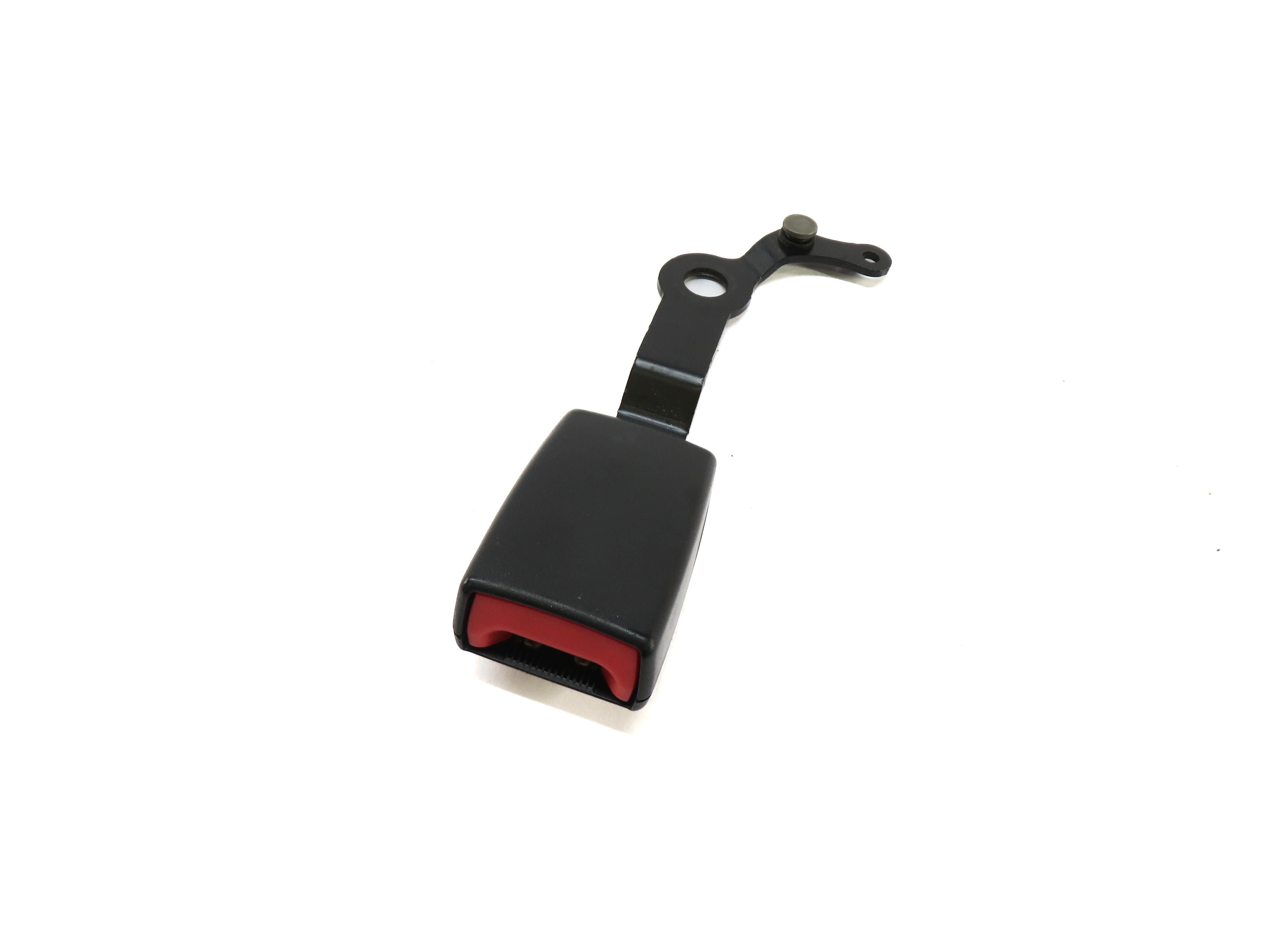 2012 LAND ROVER LR4 3RD THIRD ROW REAR LEFT SEATBELT BUCKLE RECEIVER (BLACK) — exact item pictured