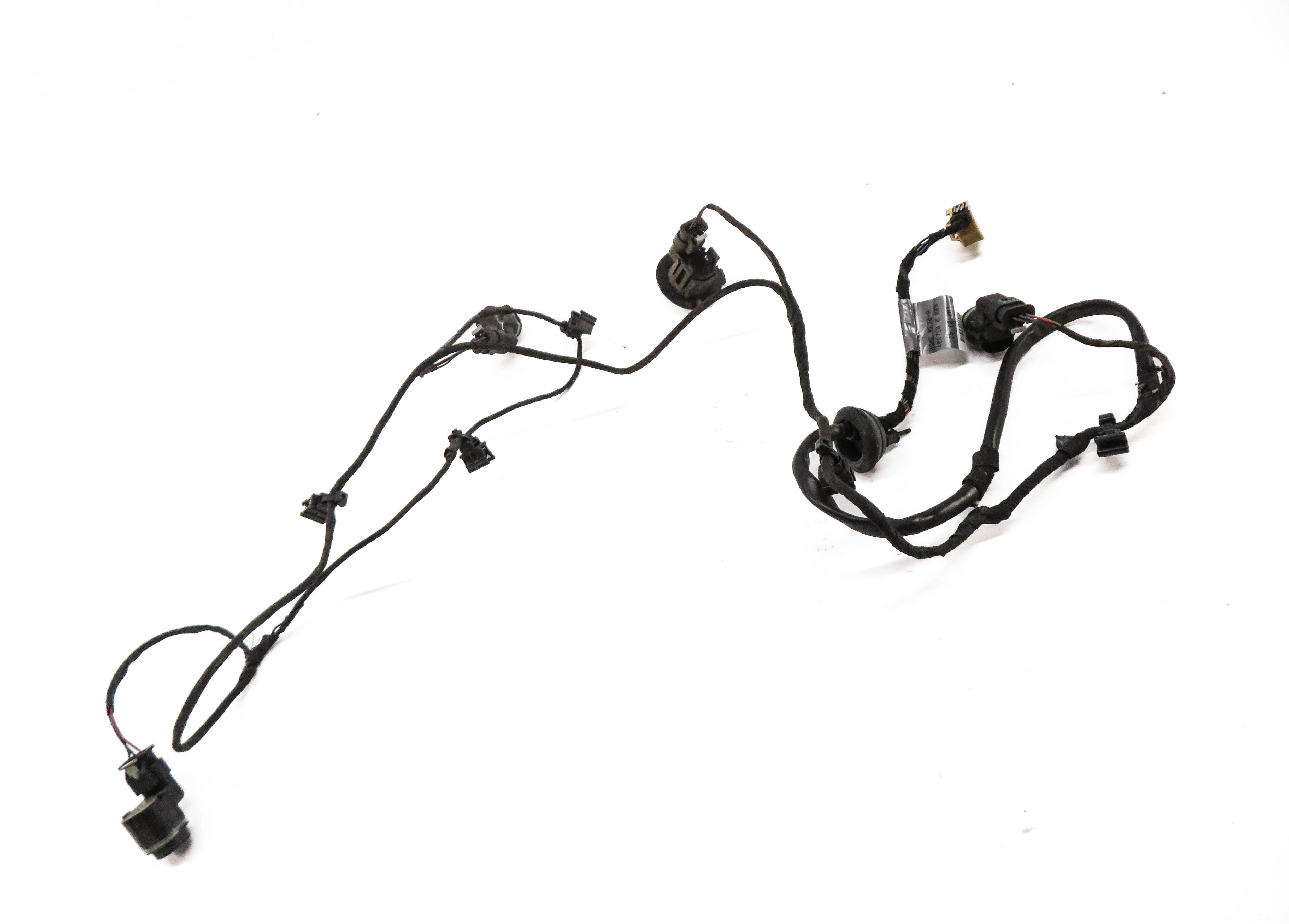 2013 AUDI A4 (B8 8K) REAR PDC PARK DISTANCE SENSOR SET w/ HARNESS (BLUE W1) — exact item pictured