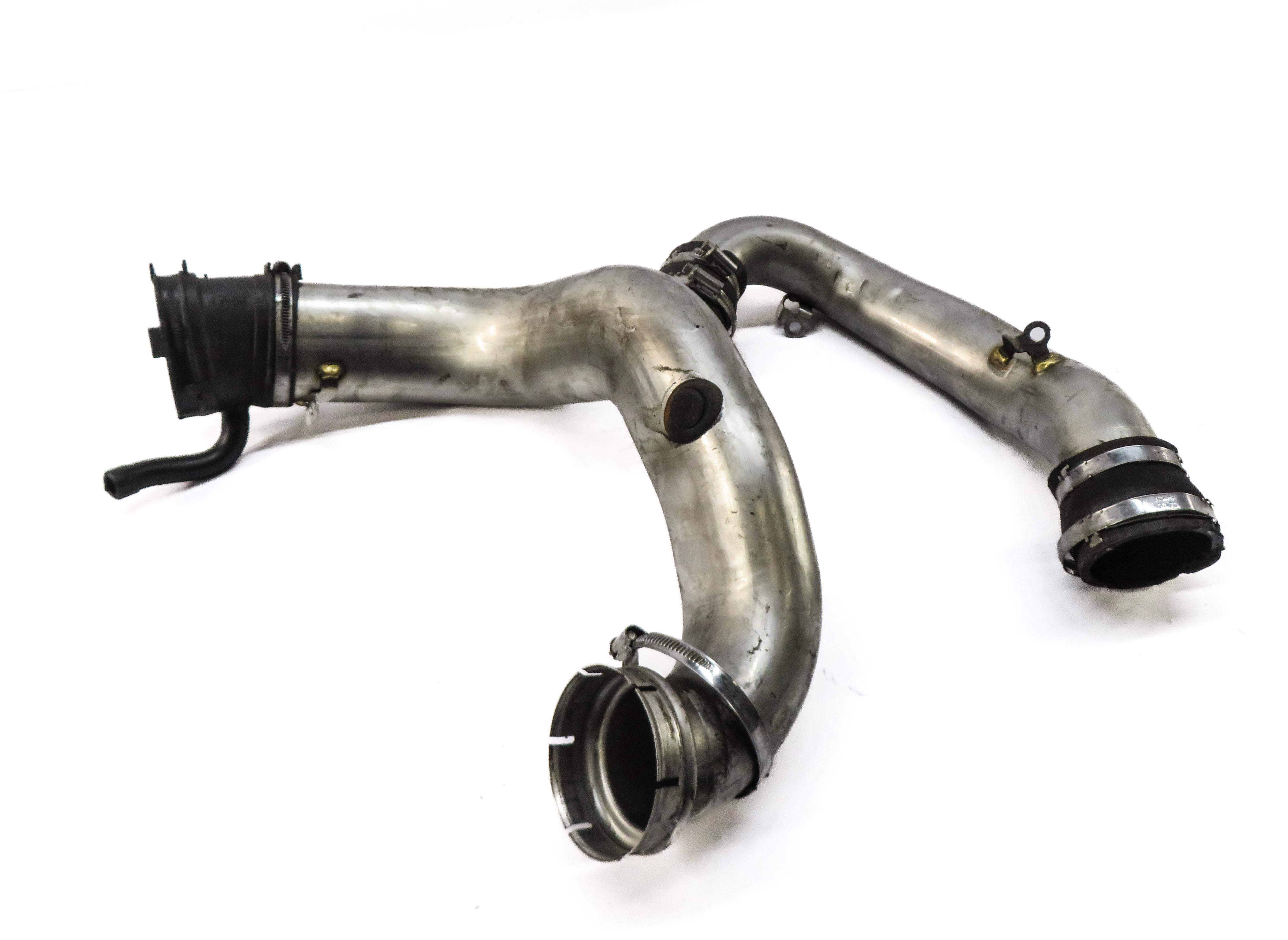 2014 MERCEDES GL450 (X166) 4.6L M278 V8 ENGINE LEFT AIR INTAKE PIPE SET — exact item pictured