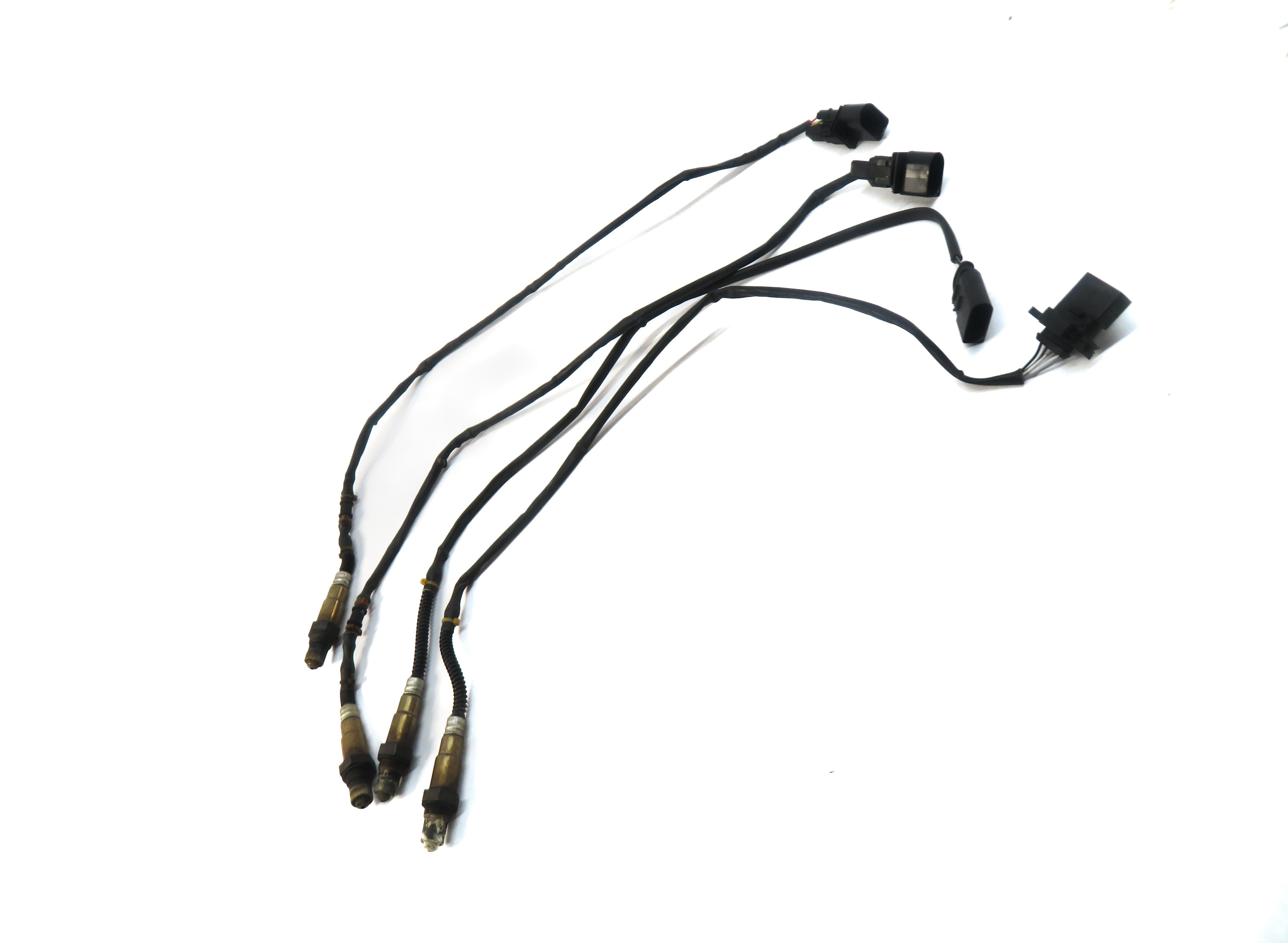 2006 PORSCHE CAYENNE (955) M48 4.5L TURBO PRE POST CAT O2 OXYGEN SENSOR SET/4 — exact item pictured