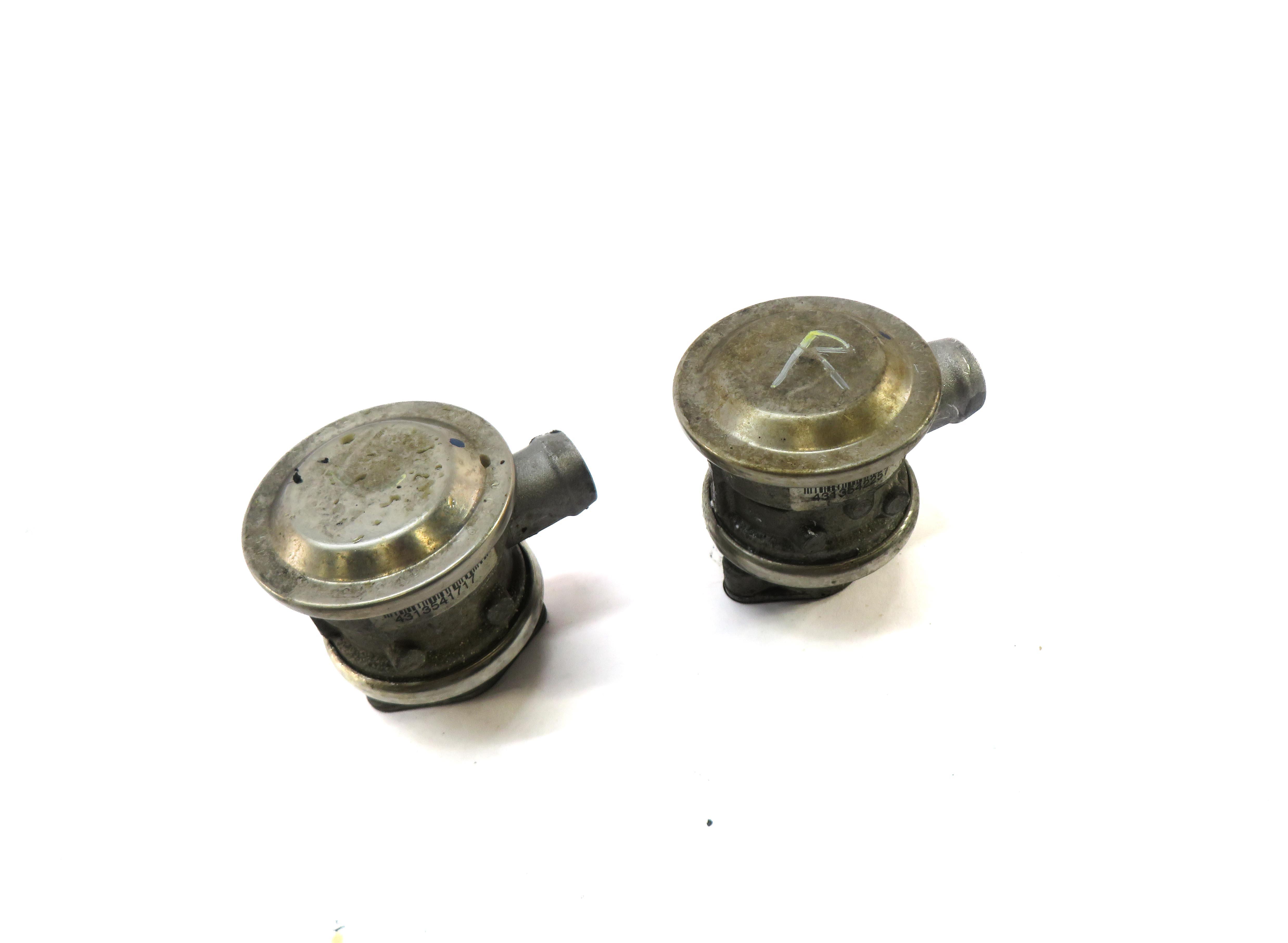 2006 PORSCHE CAYENNE (955) 4.5L M48 TURBO TURBOCHARGED EGR CHECK VALSE SET/2 — exact item pictured