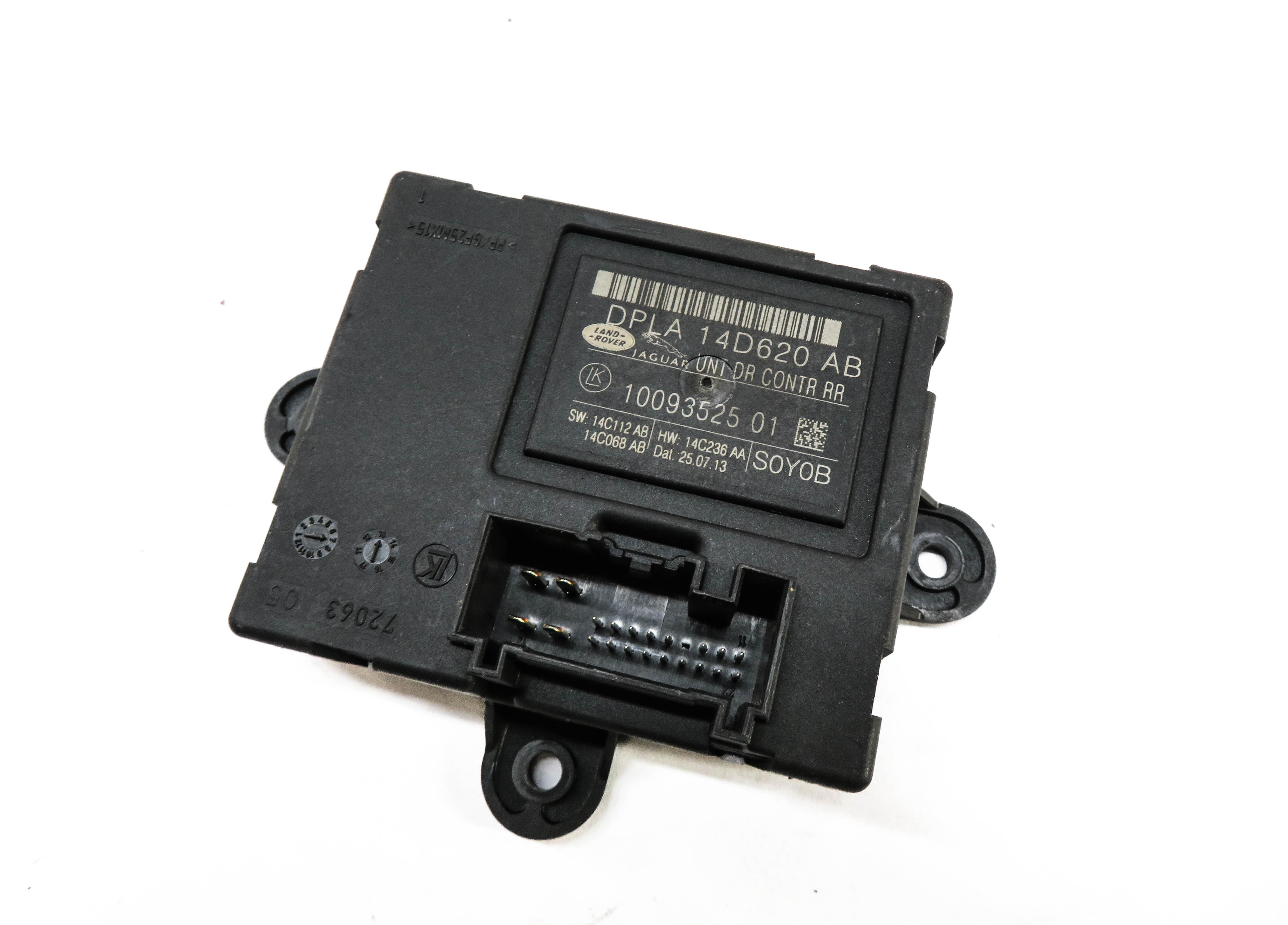 2014 RANGE ROVER SPORT (L494) LEFT REAR DOOR CONTROL MODULE — exact item pictured