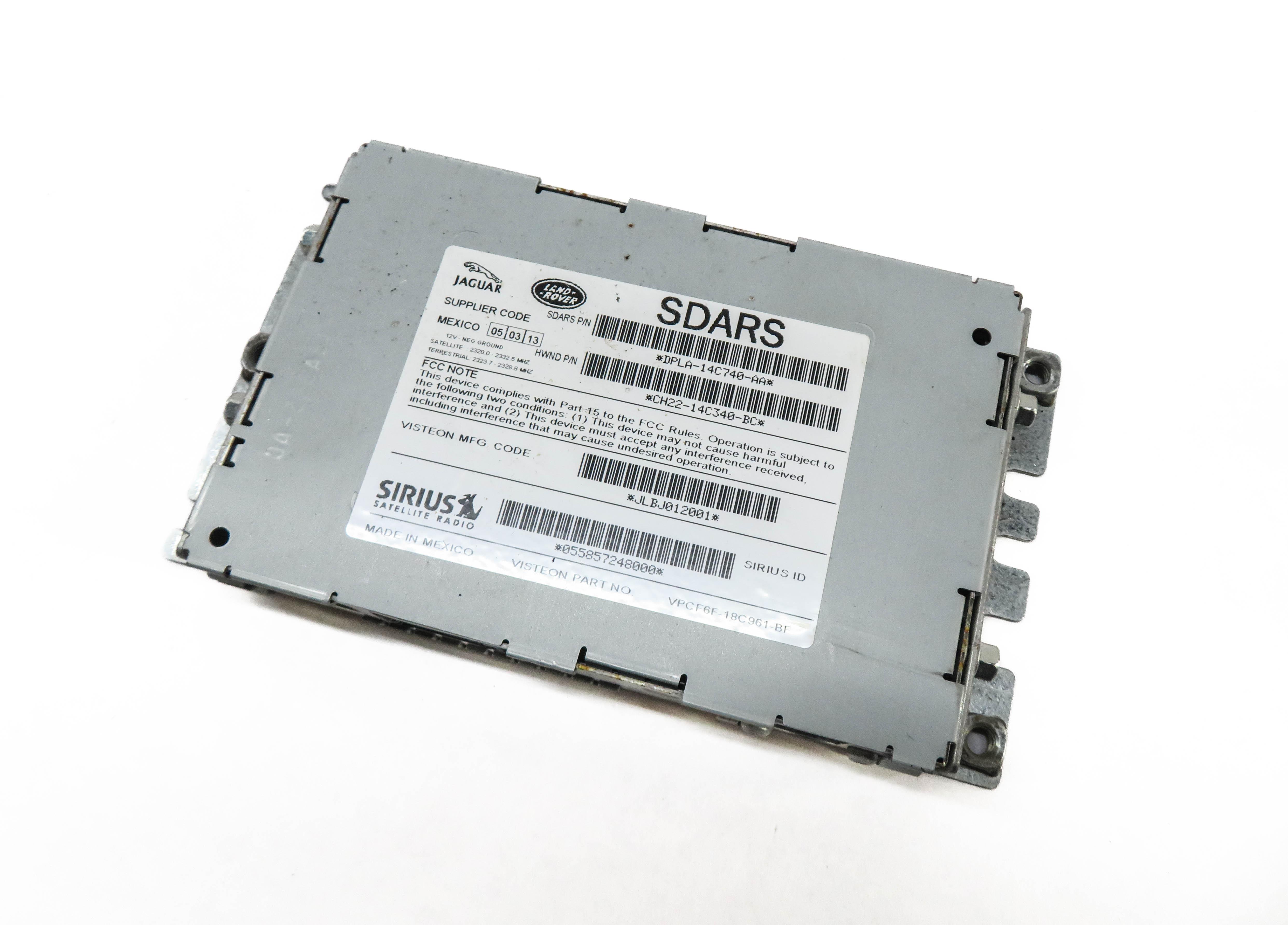 13-19 DISCOVERY SPORT LR4 RANGE ROVER SPORT EVOQUE - SIRIUS SATELLITE RECEIVER — exact item pictured