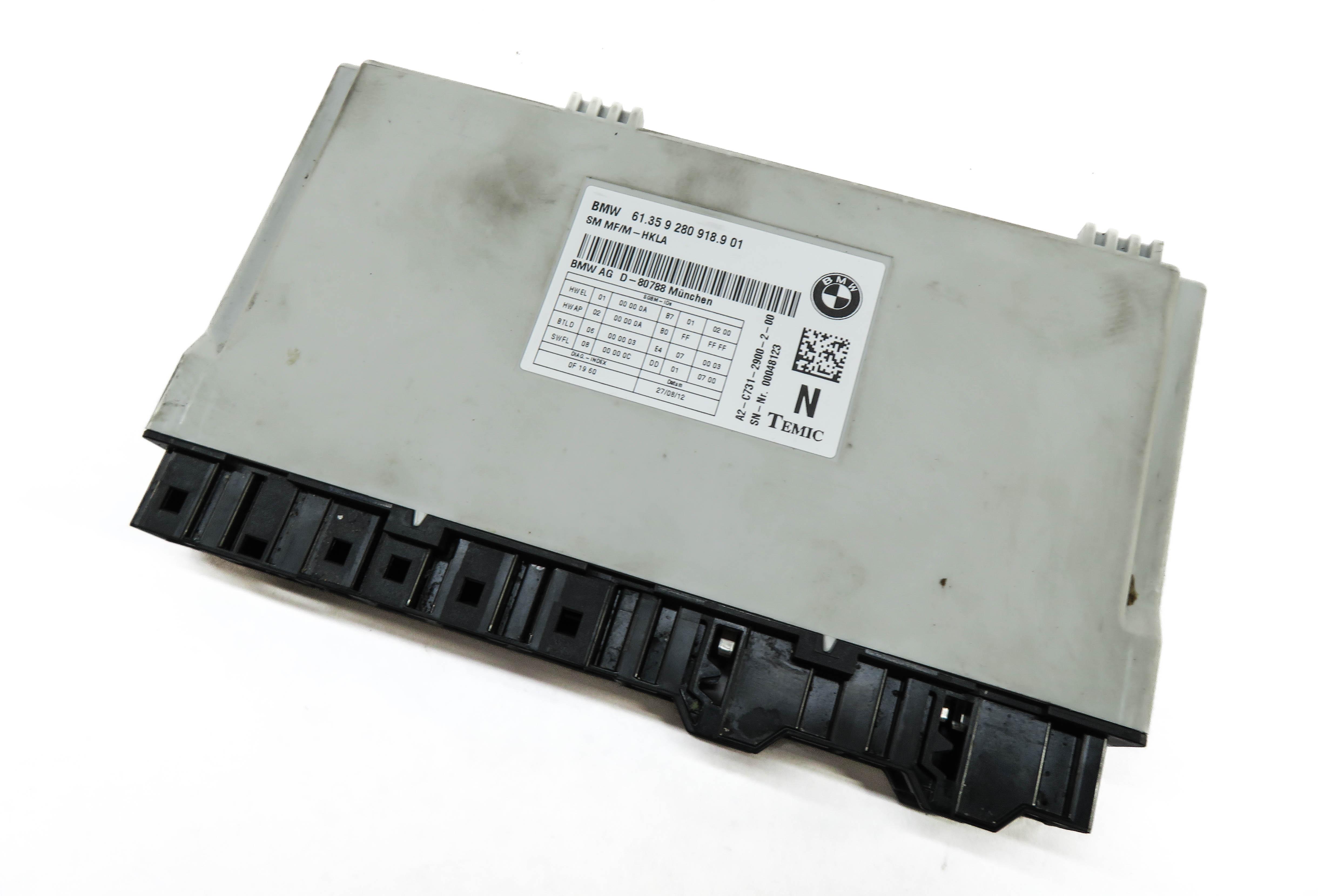2010-2017 BMW 528i 535i 550i 650i 740i 750i (F01 F10) COMFORT MEMORY SEAT MODULE — exact item pictured