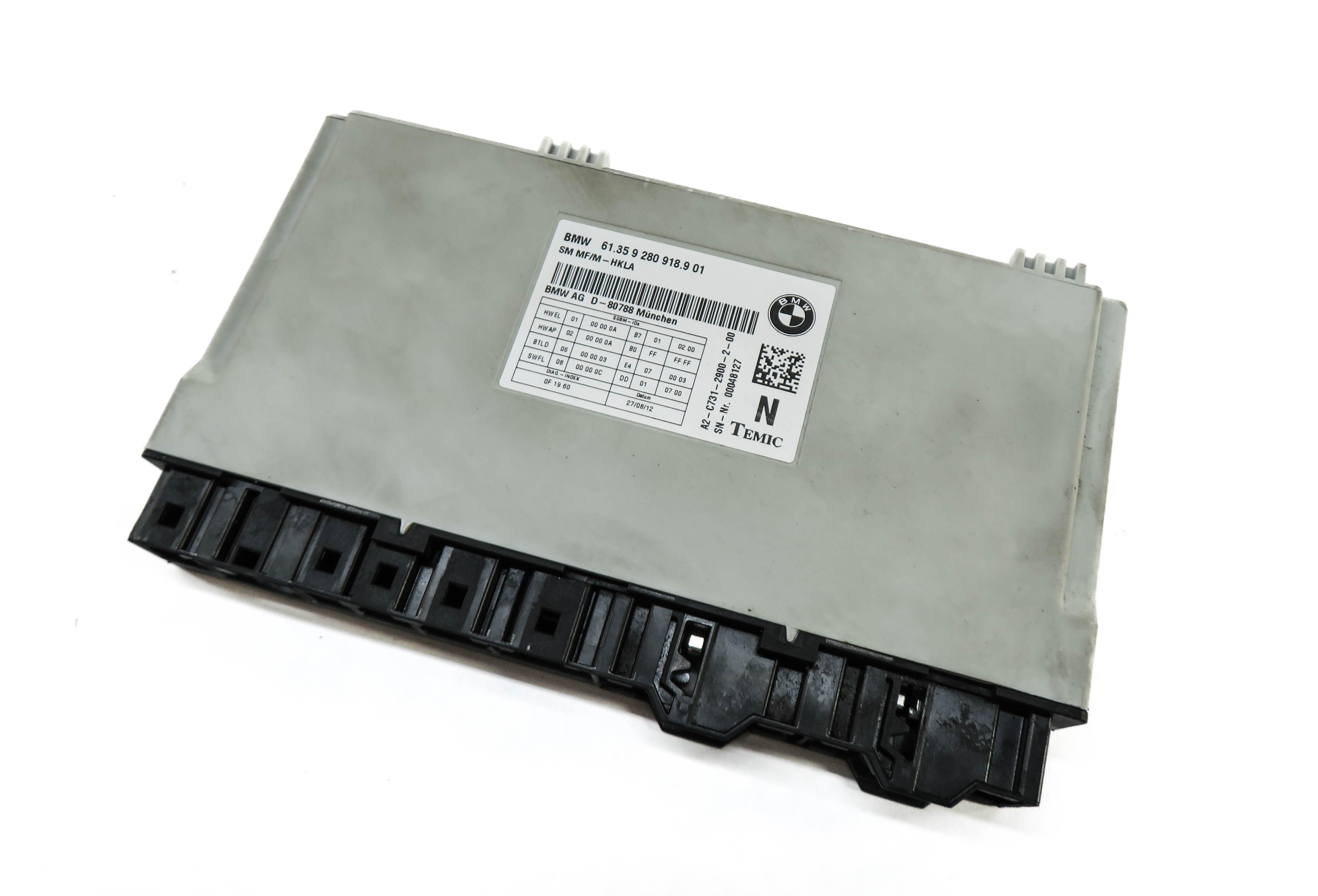 2010-2017 BMW 528i 535i 550i 650i 740i 750i (F01 F10) COMFORT MEMORY SEAT MODULE — exact item pictured