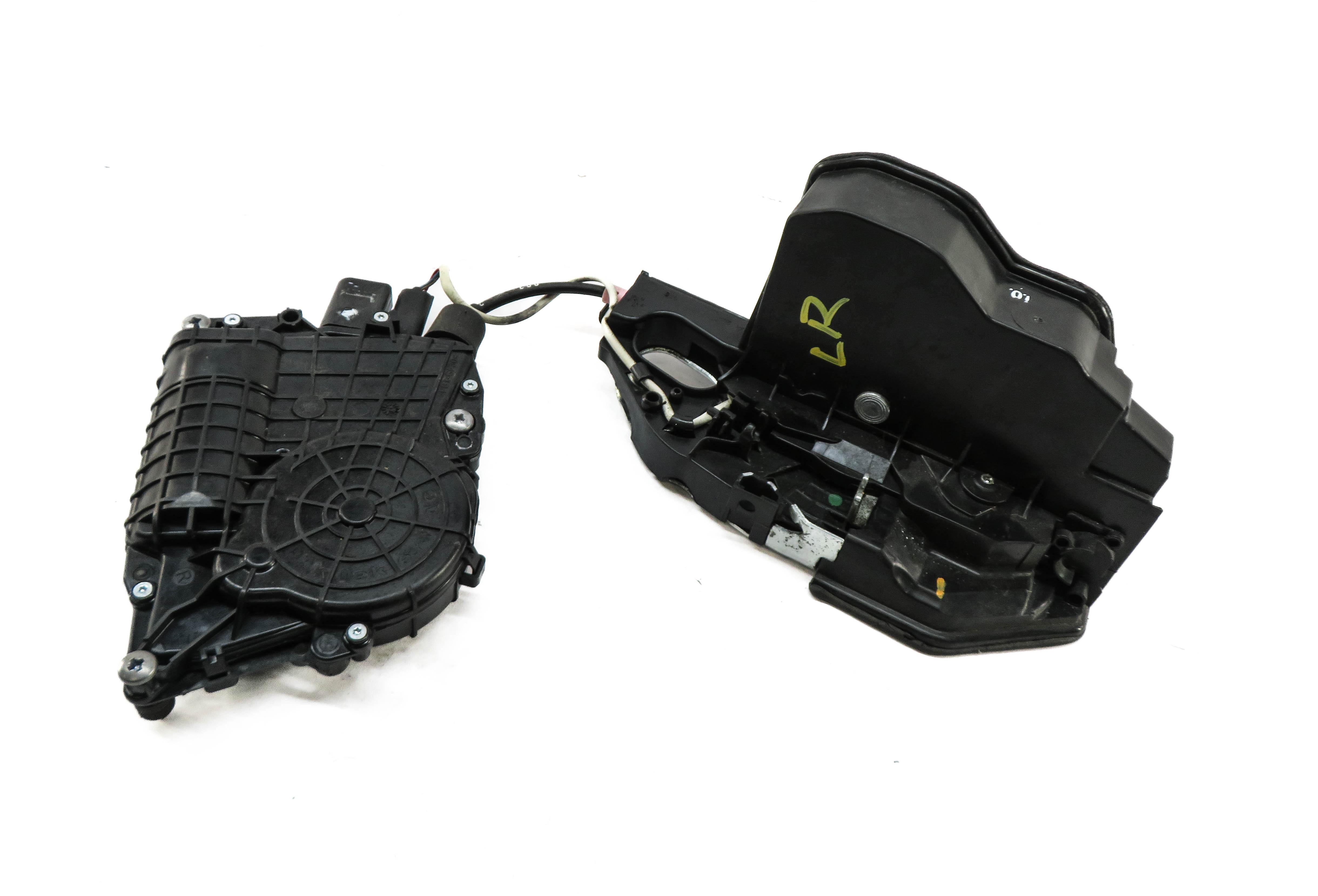 2011-2016 BMW 528i 535i 550i M5 (F10) LEFT REAR SOFT CLOSE DOOR LOCK LATCH SET — exact item pictured