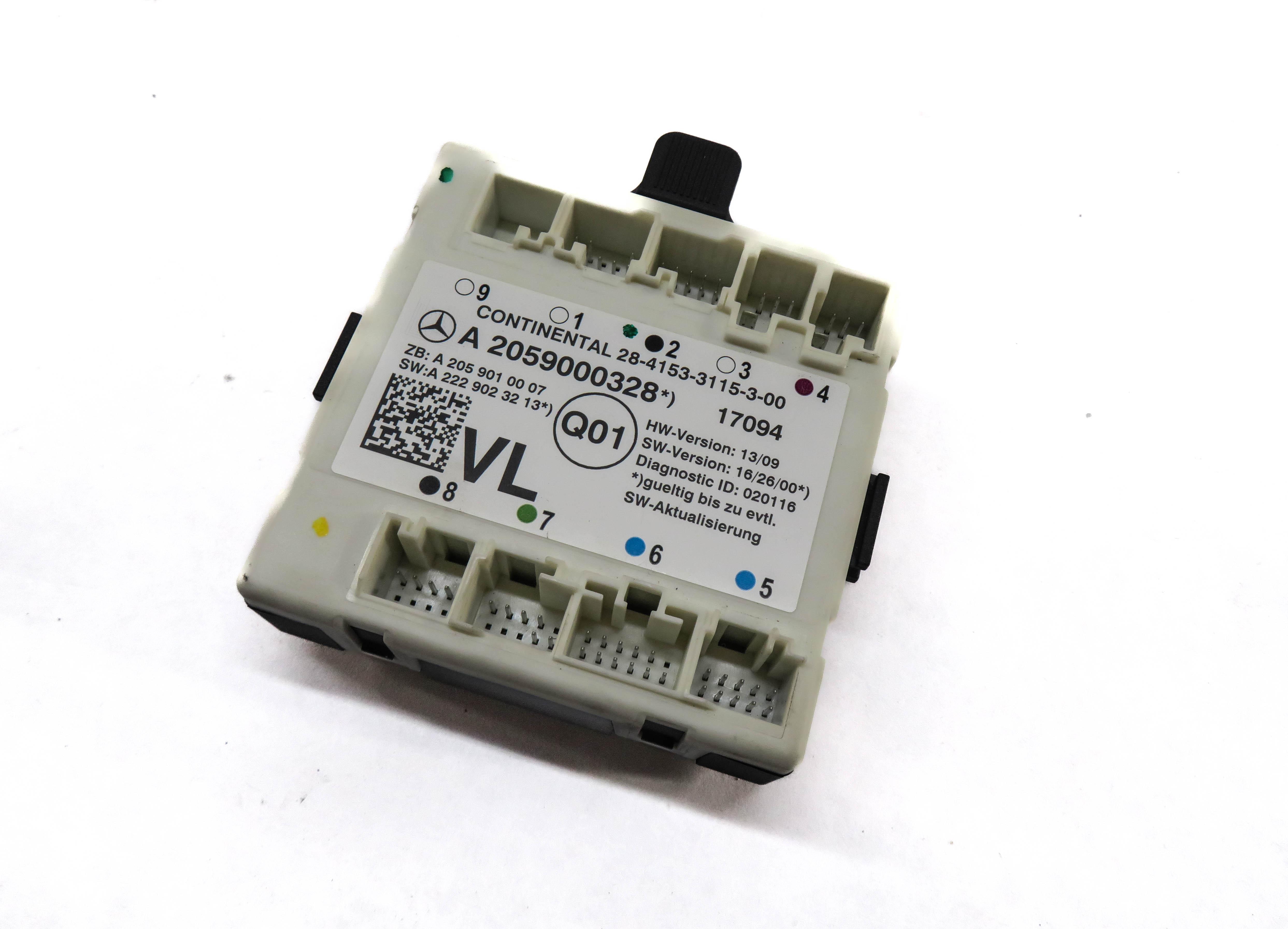 2017 MERCEDES GLC300 (X253) LEFT FRONT DRIVER DOOR CONTROL MODULE — exact item pictured
