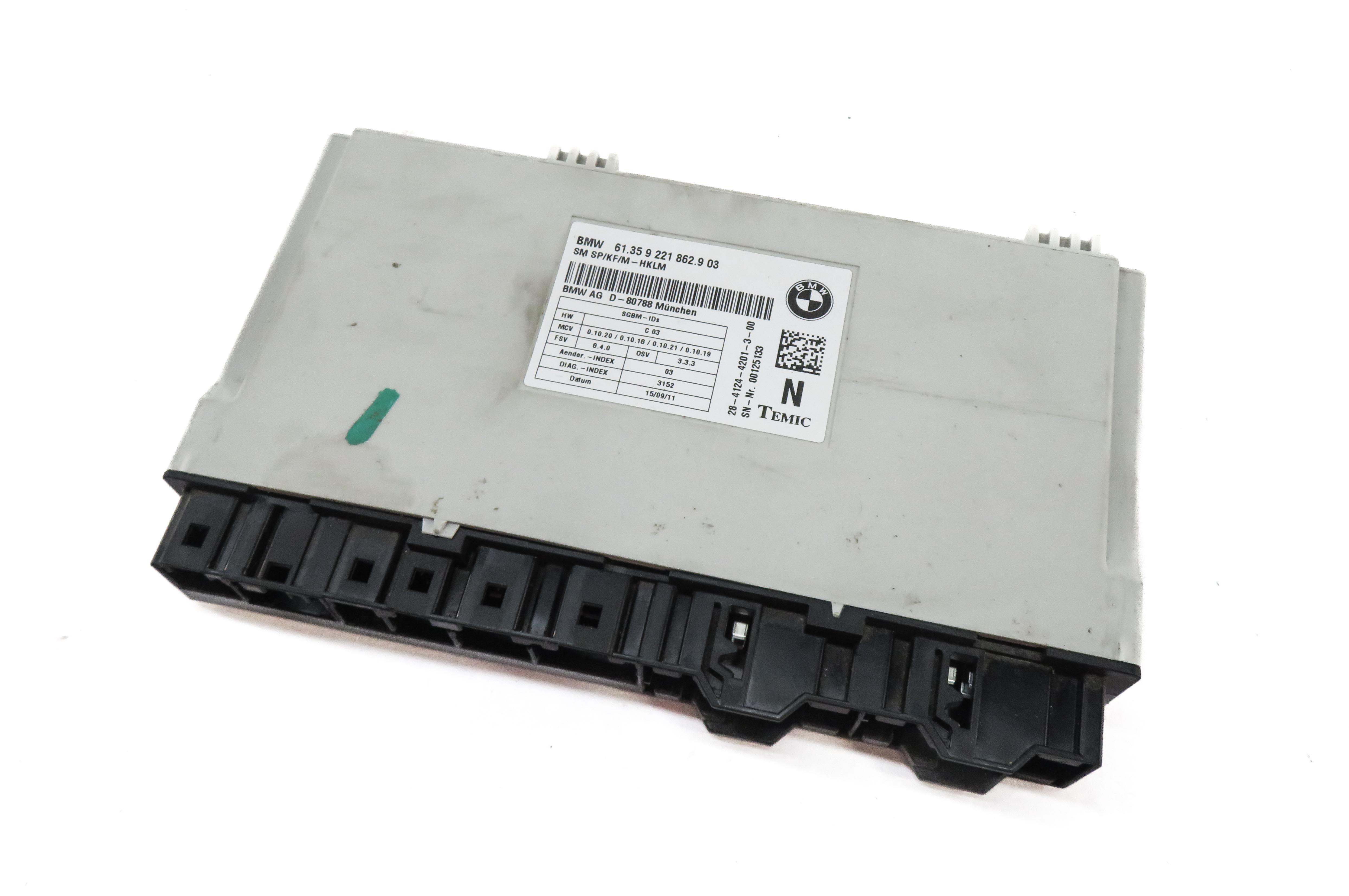 2011-2014 BMW X5 X5M X6 X6M (E70 E71) RIGHT FRONT PASSENGER SEAT CONTROL MODULE — exact item pictured