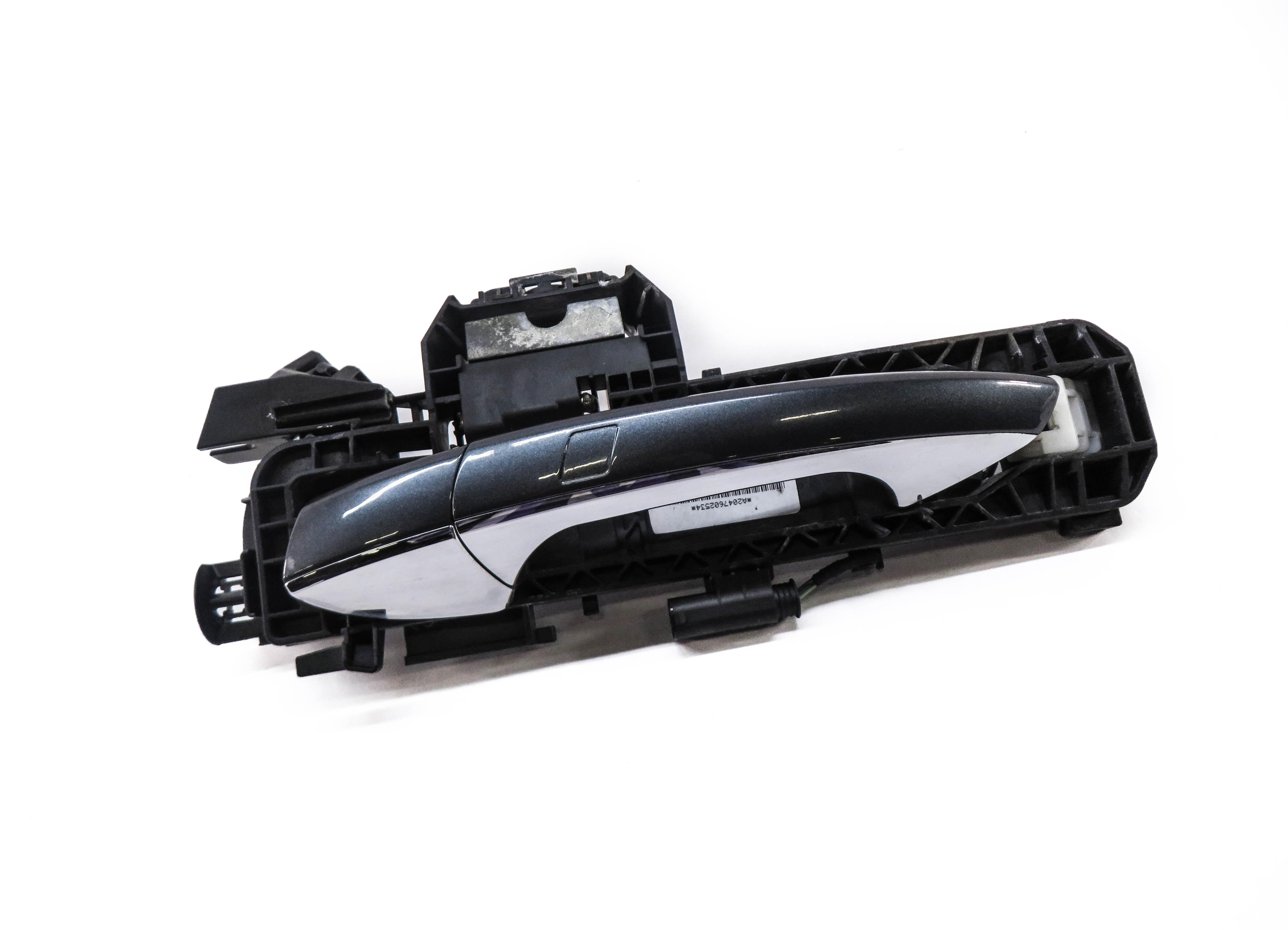 13-16 MERCEDES GL350 GL450 GL550 ML350 - LEFT REAR KEYLESS DOOR HANDLE (GRAY) — exact item pictured