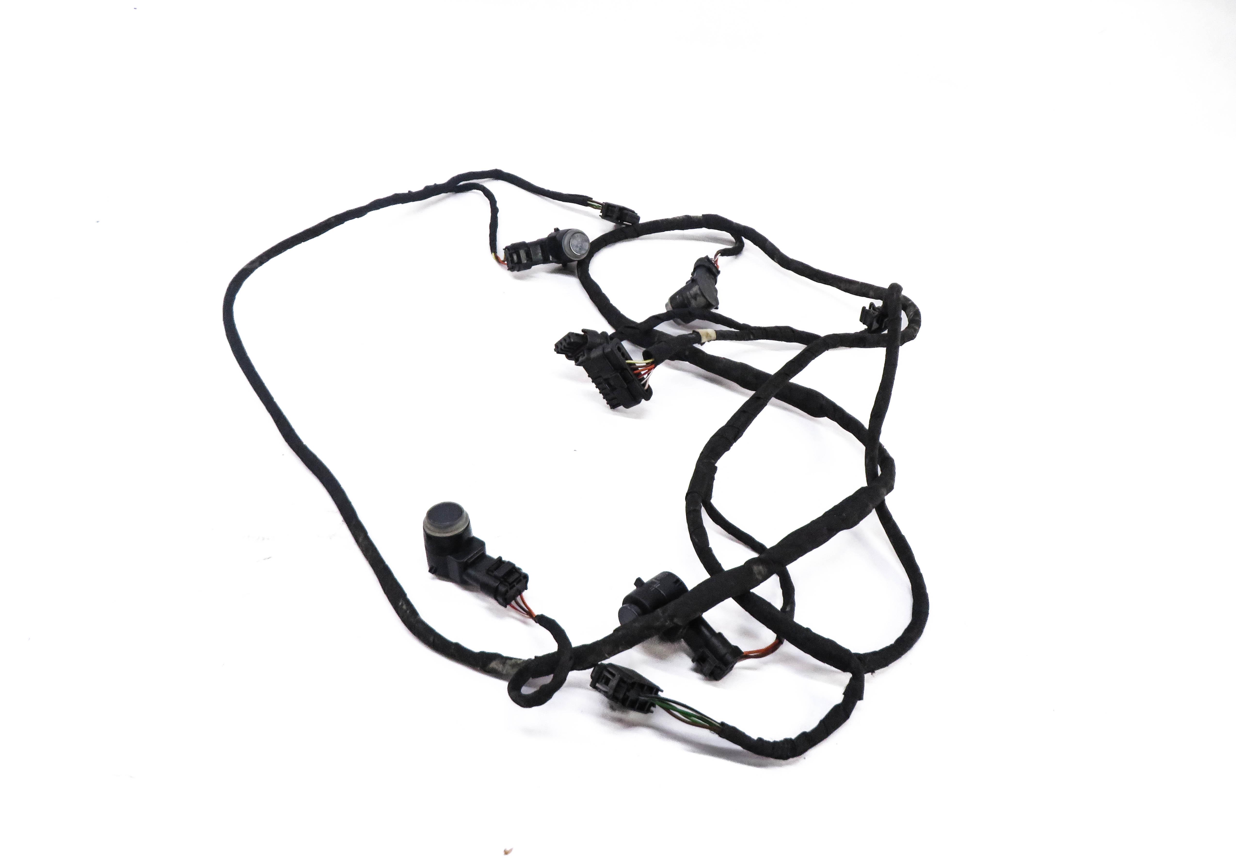 2014 MERCEDES GL450 (X166) REAR PDC PARK DISTANCE SENSOR SET w/ HARNESS (GRAY) — exact item pictured