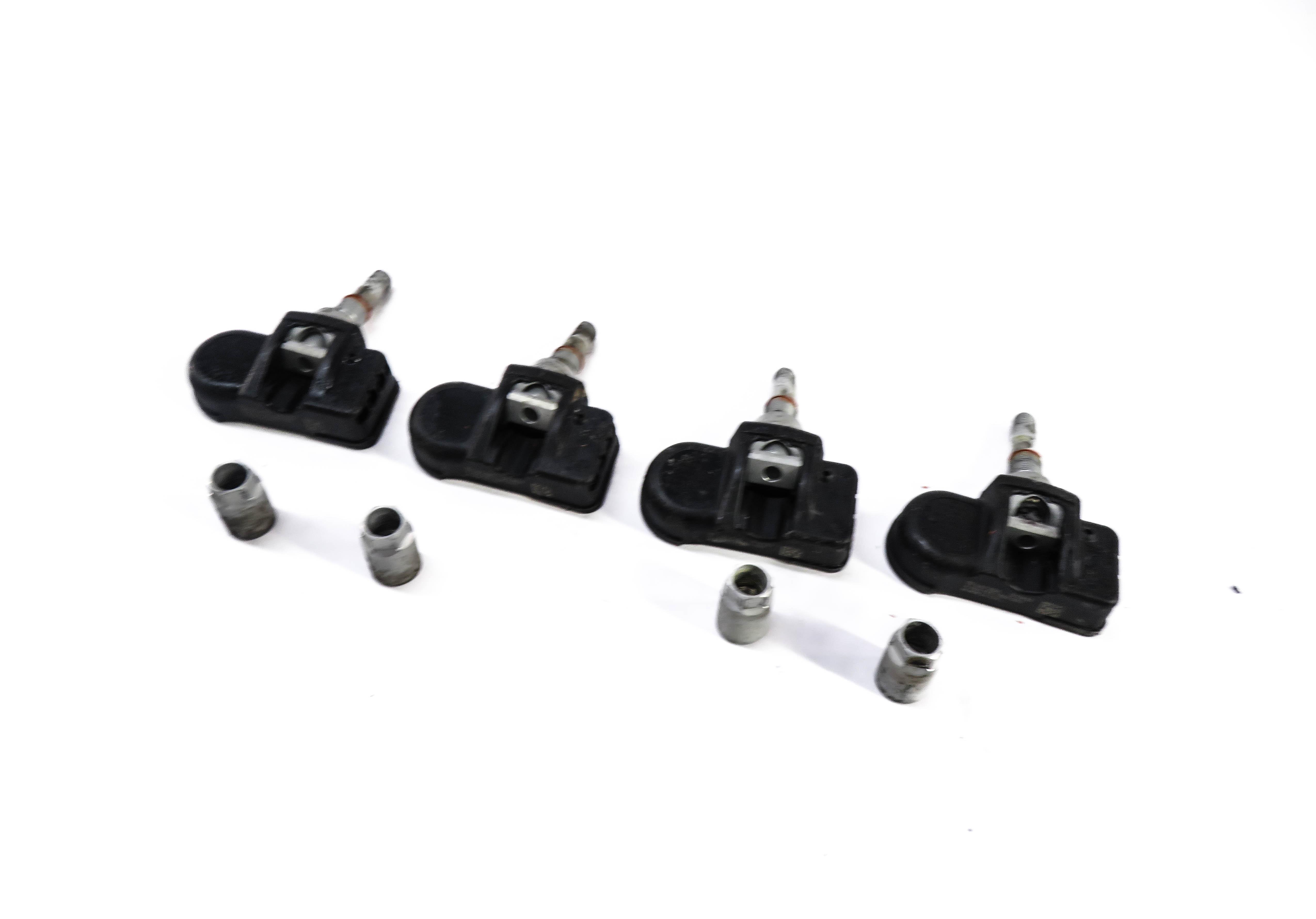 2014 MERCEDES GL450 (X166) TPMS TIRE AIR PRESSURE SENSOR SET-4 — exact item pictured