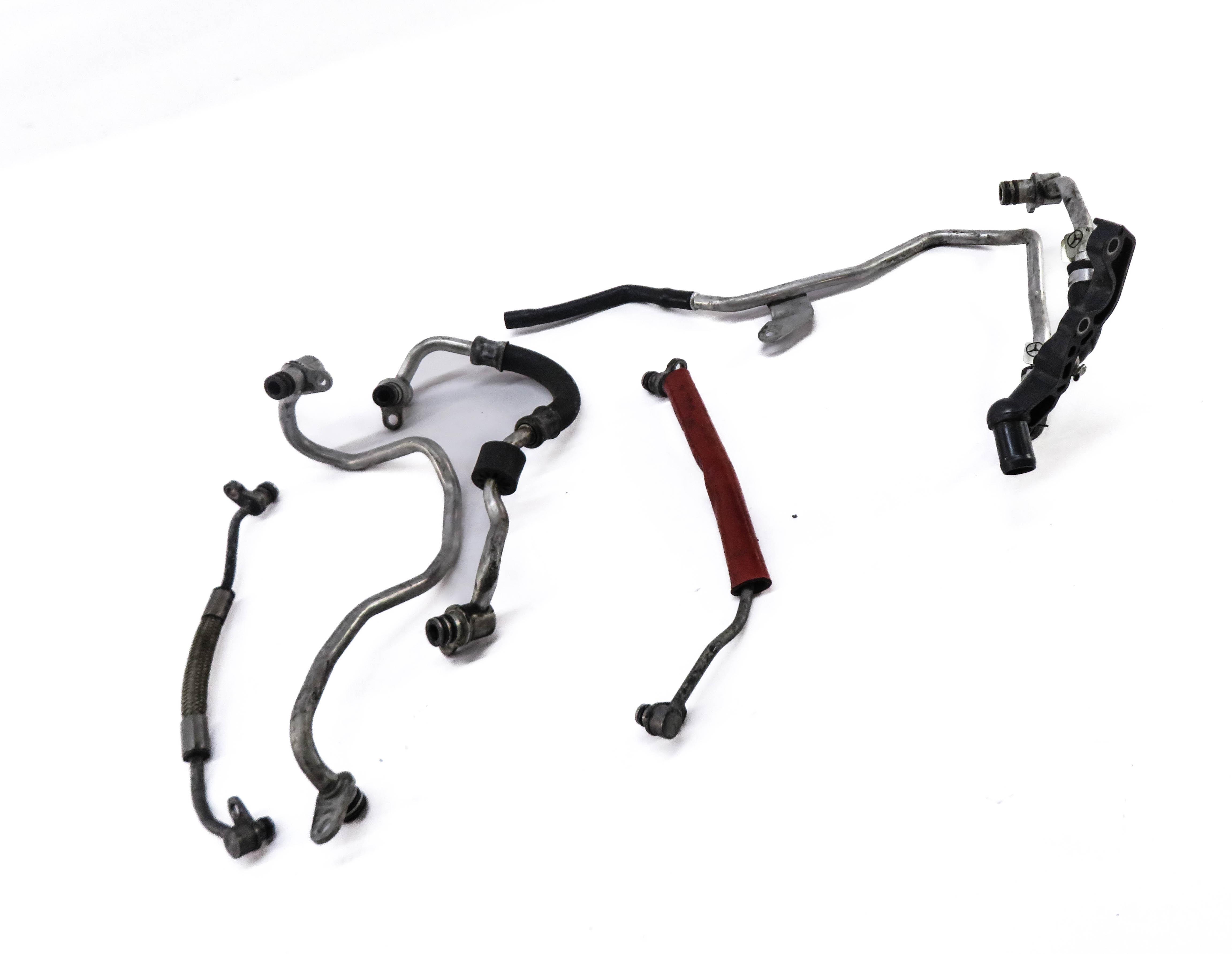 2014 MERCEDES GL450 (X166) 4.6L M278 ENGINE TURBOCHARGER HOSE PIPE TUBE SET-5 — exact item pictured