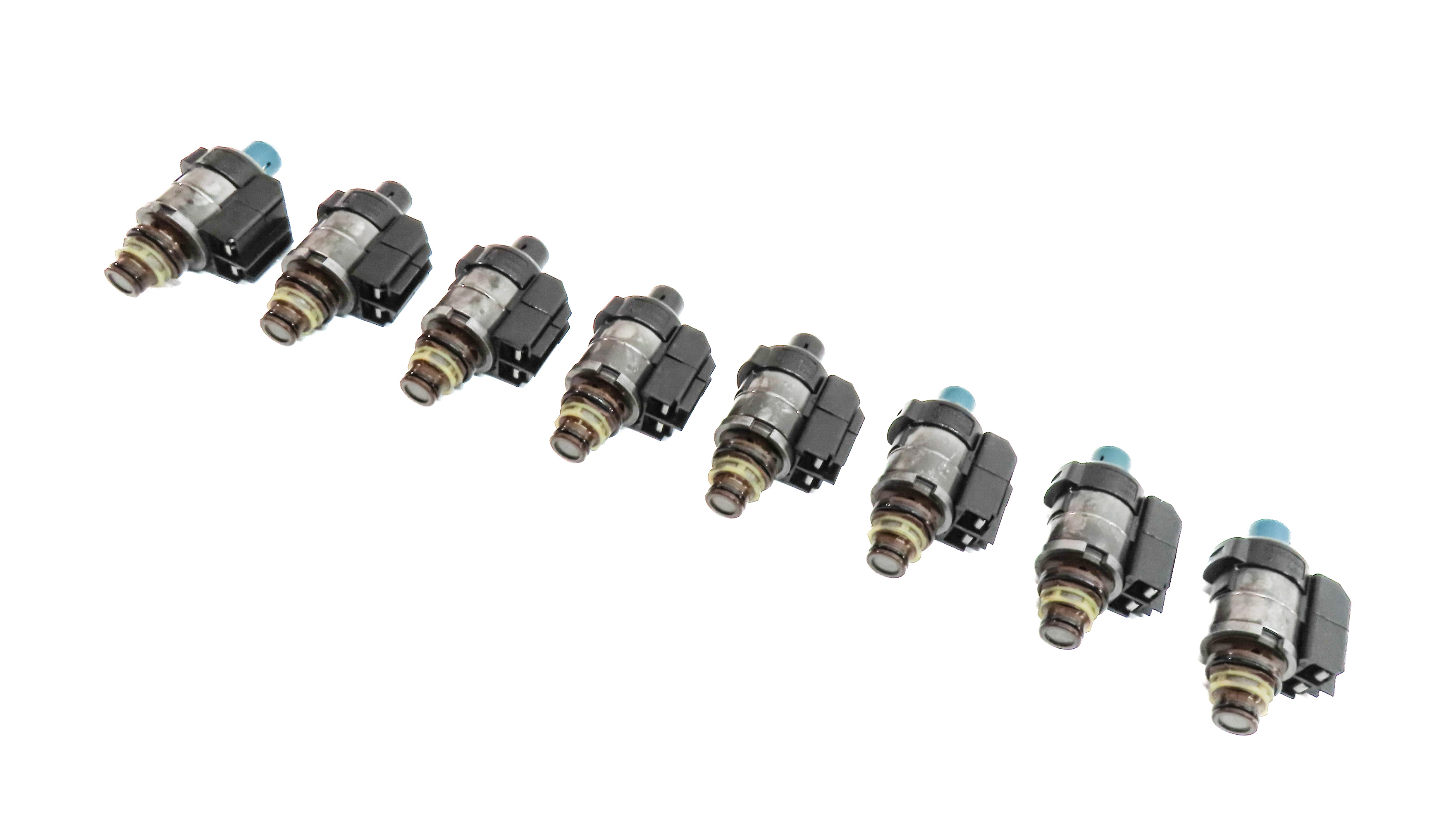 04-18 MERCEDES C CL E GL G ML S SLK 722.9 TRANSMISSION VALVE BODY SOLENOID SET-8 — exact item pictured