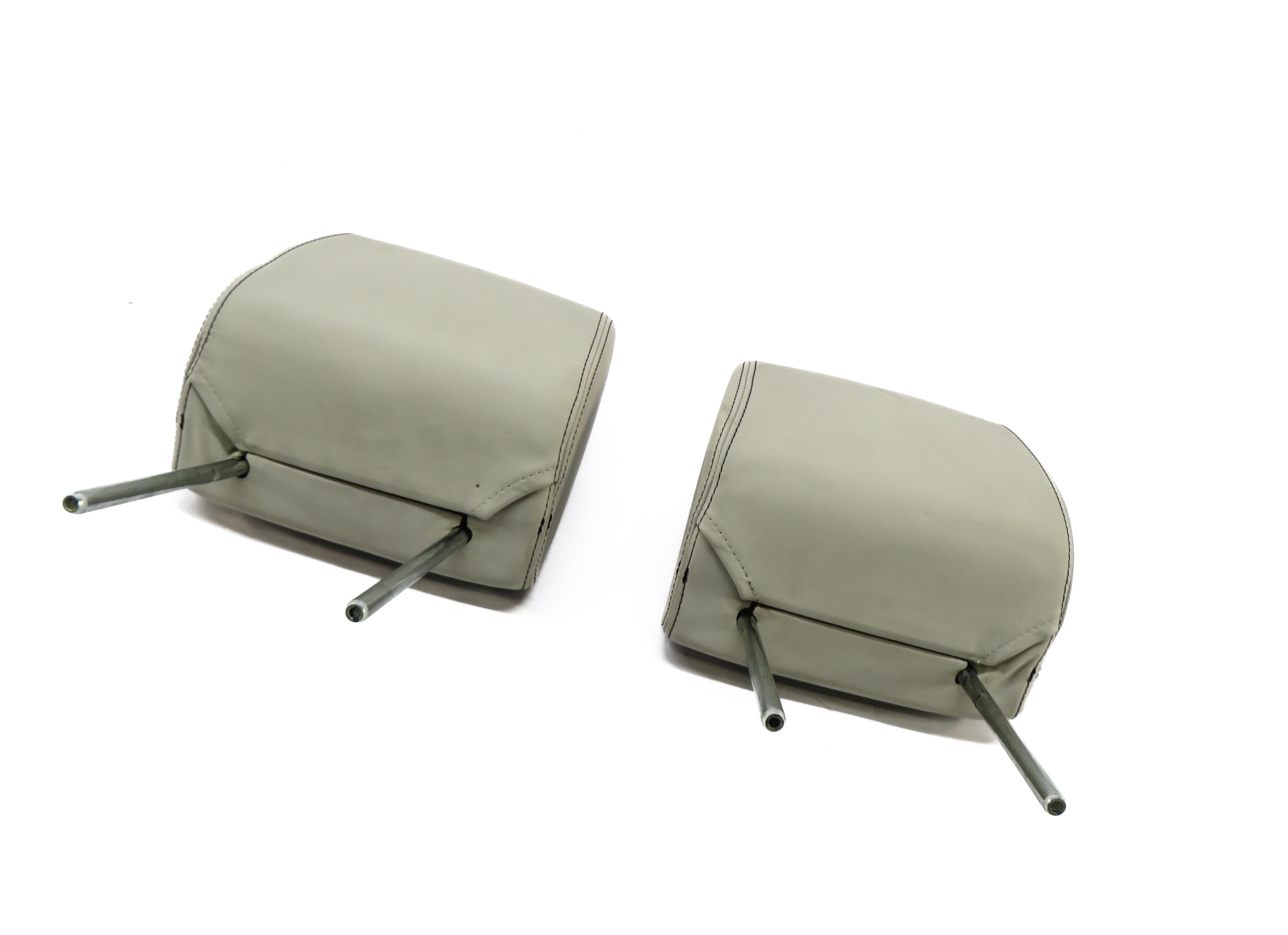 2011 RANGE ROVER SPORT (L320) FRONT LEFT & RIGHT SEAT HEADREST SET-2 (IVORY) — exact item pictured