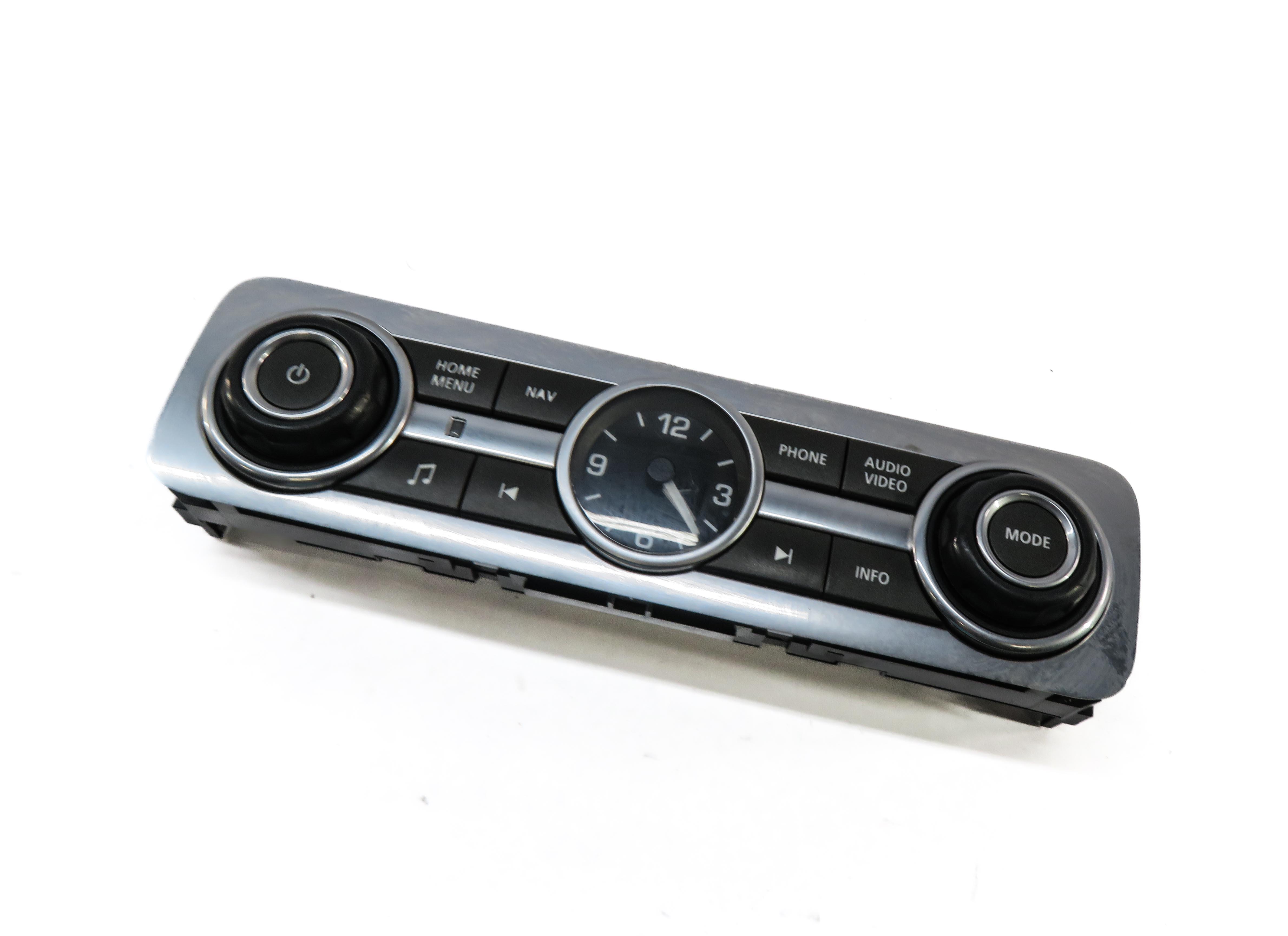 2010-2016 LR4 / RANGE ROVER SPORT (L320) RADIO NAV PHONE VIDEO CLOCK INFO SWITCH — exact item pictured