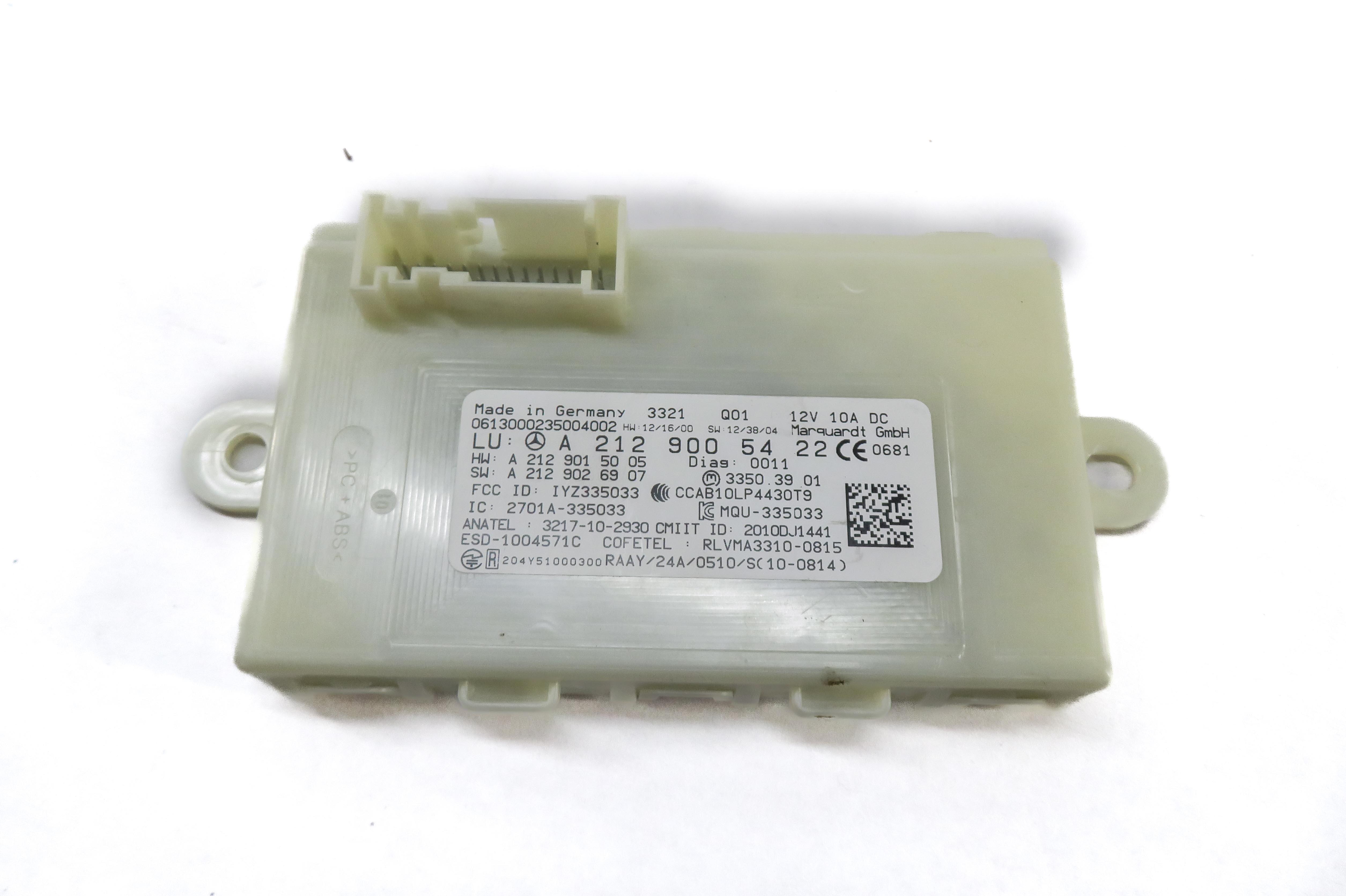13-20 MERCEDES E350 E550 ML350 GL350 GL450 GL550 (W166 X166) KEYLESS GO MODULE — exact item pictured