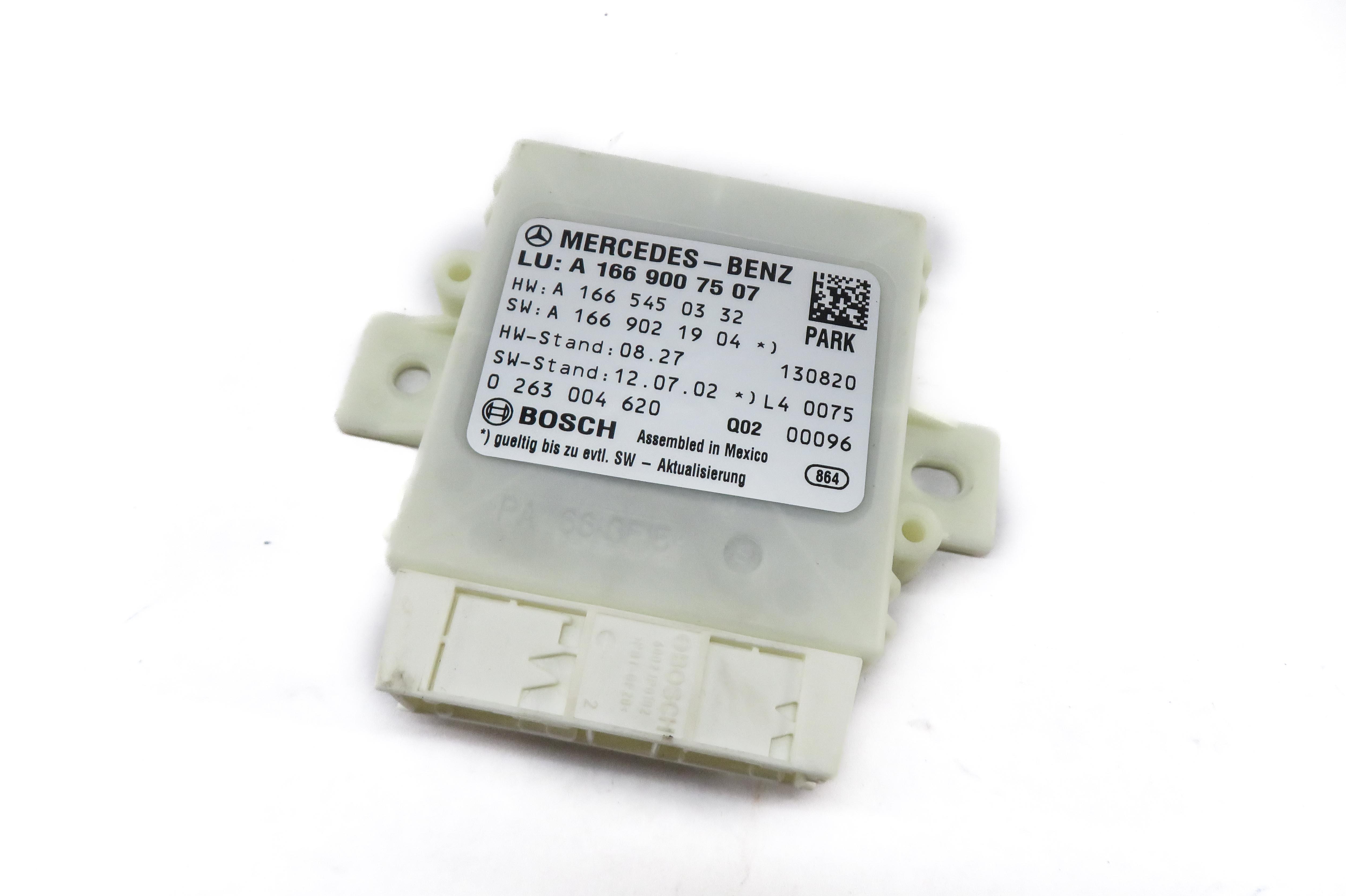 2013-2016 MERCEDES GL340 GL450 GL550 ML350 ML550 (W166 X166) PDC CONTROL MODULE — exact item pictured