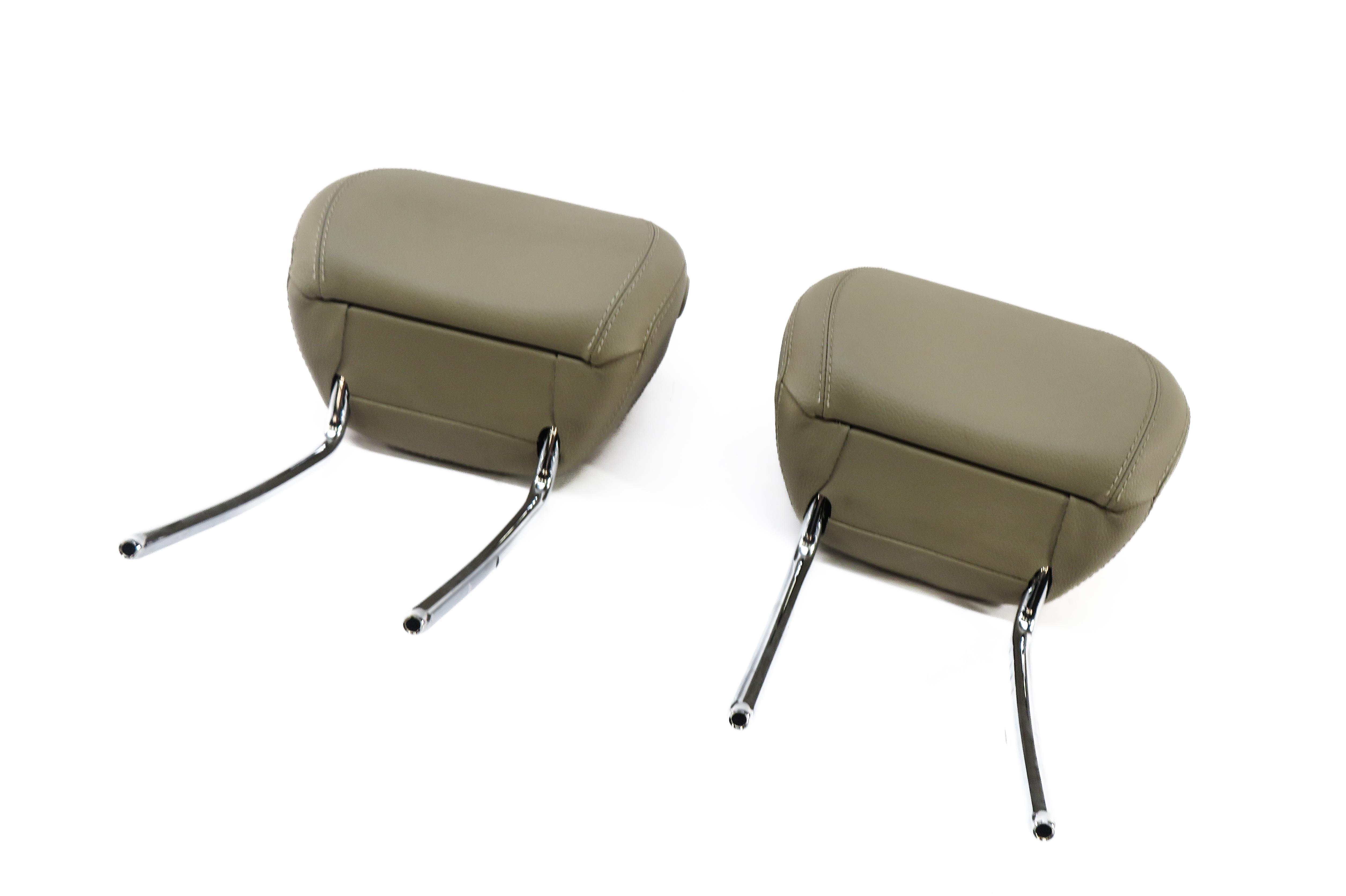 2014 MERCEDES GL450 (X166) LEFT FRONT DRIVER SEAT HEADREST (BEIGE 105A) — exact item pictured