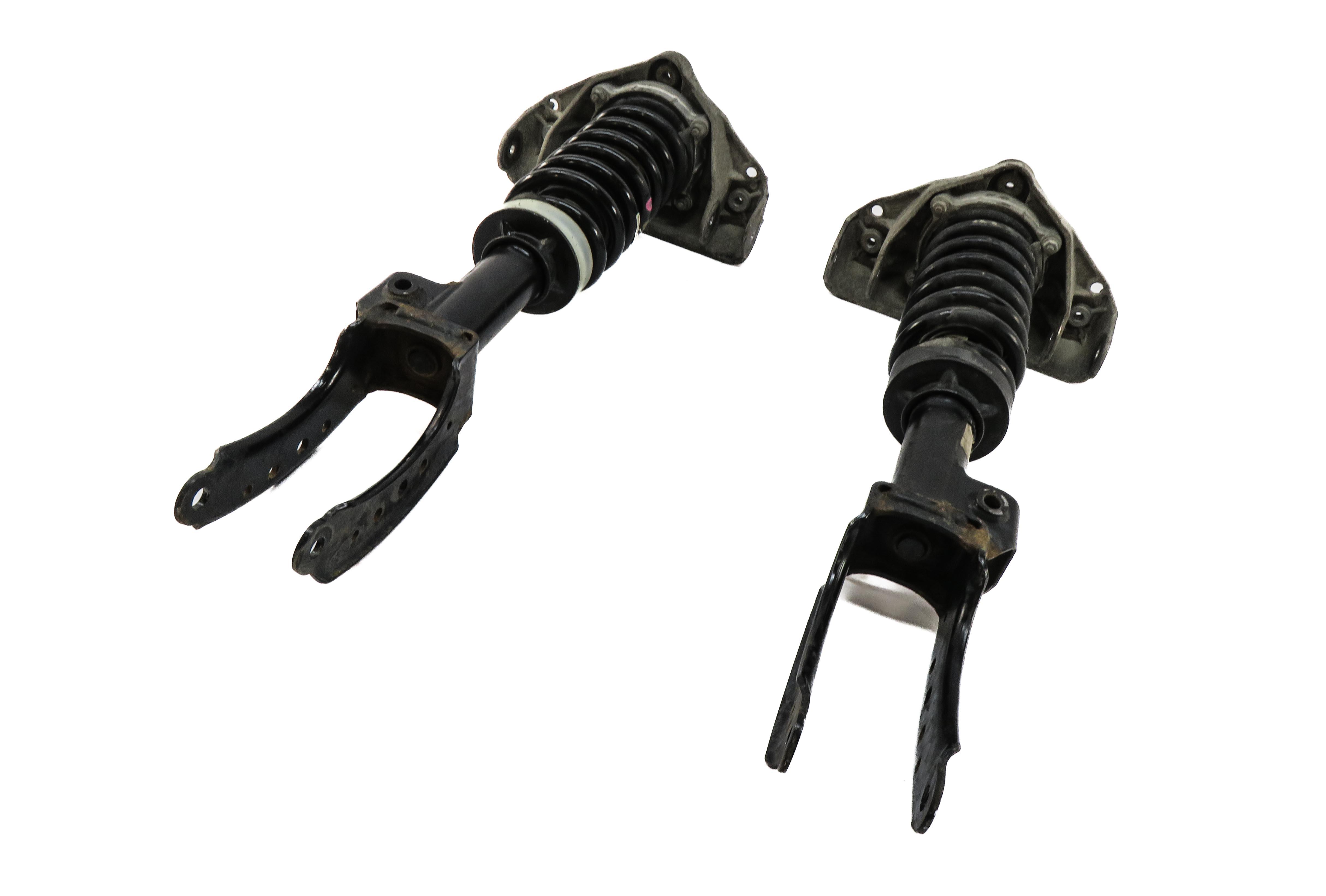 2007-2015 AUDI Q7 (4L) FRONT LEFT & RIGHT SHOCK STRUT SET-2 (COMFORT SUSPENSION) — exact item pictured