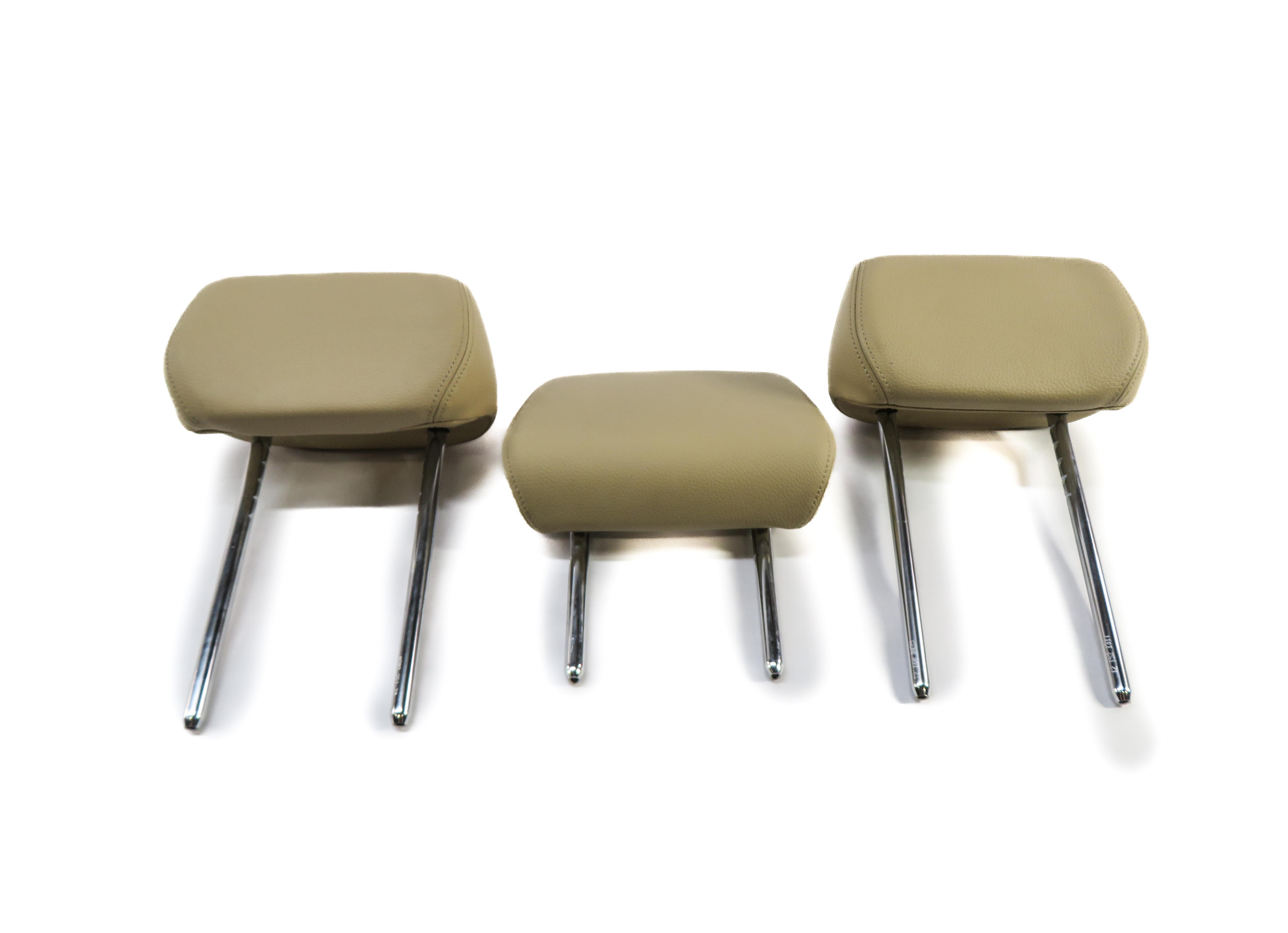 2013 BMW 328i (F30) REAR SEAT HEADREST SET (DAKOTA BEIGE LEATHER) — exact item pictured