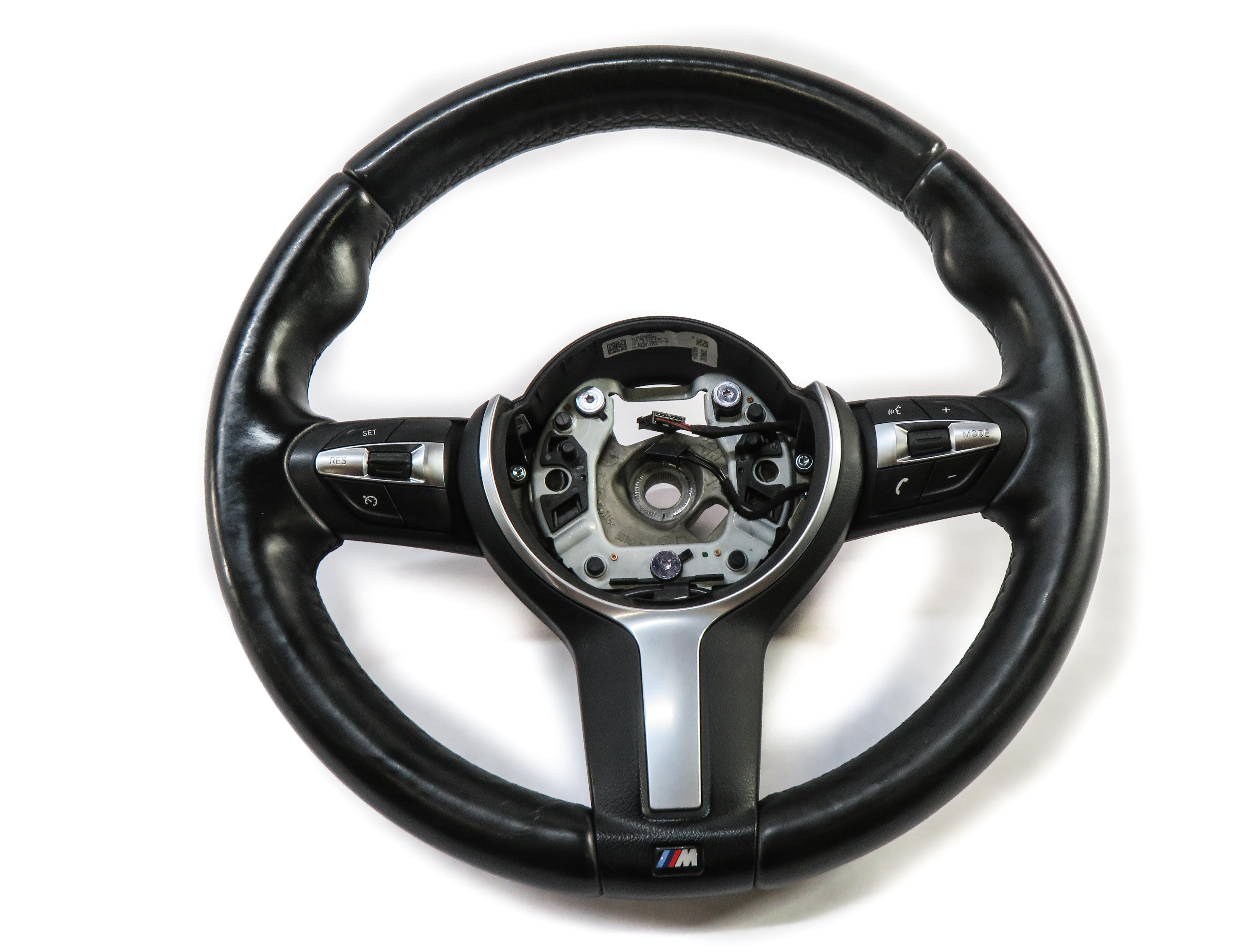 12-20 BMW 328i 330i 335i 340i M3 430i (F30 F32) 3-SPOKE SPORT STEERING WHEEL — exact item pictured