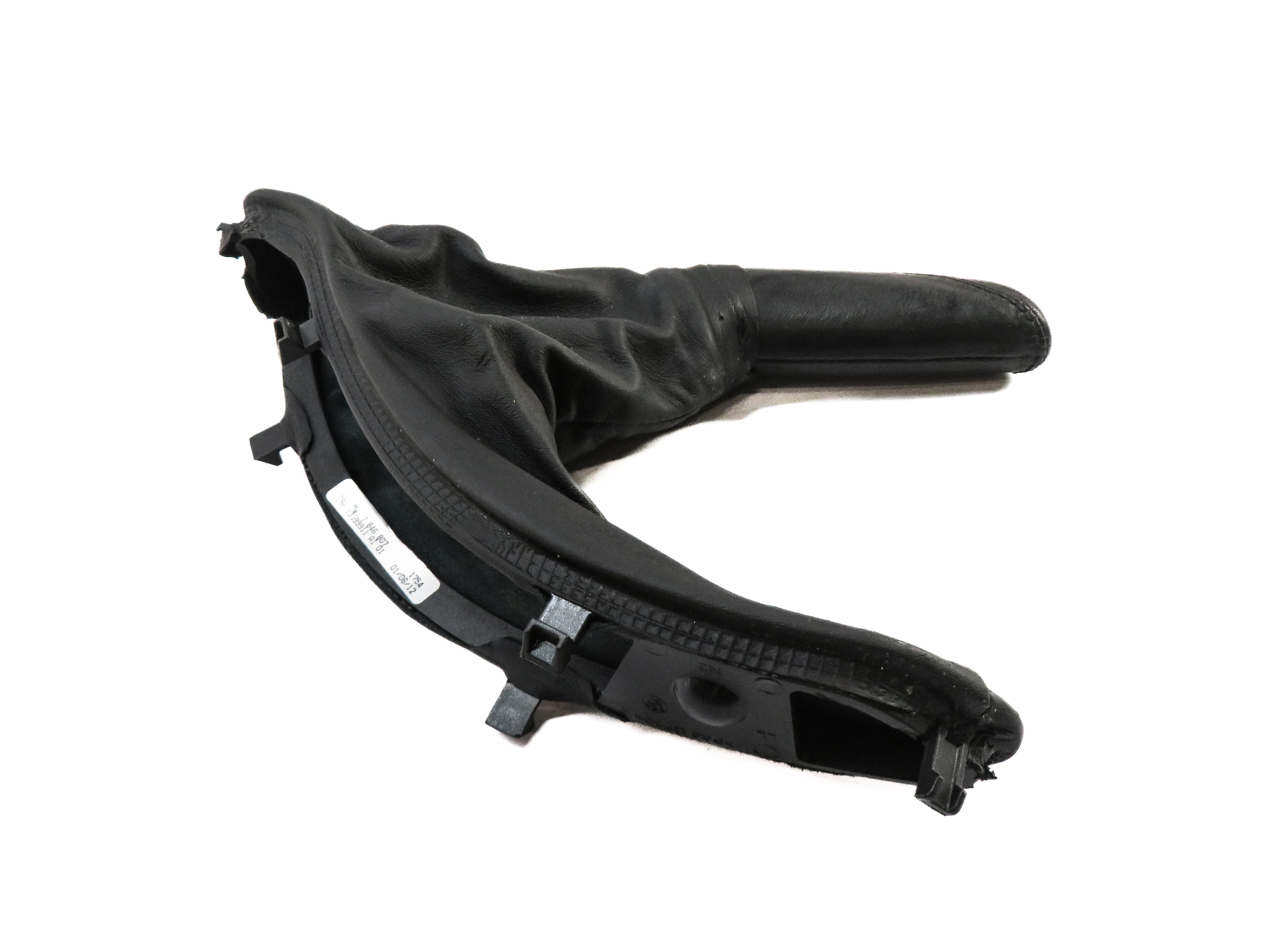 2013 BMW 328i (F30) ///M-SPORT EMERGENCY PARKING BRAKE HANDLE TRIM COVER (BLACK) — exact item pictured