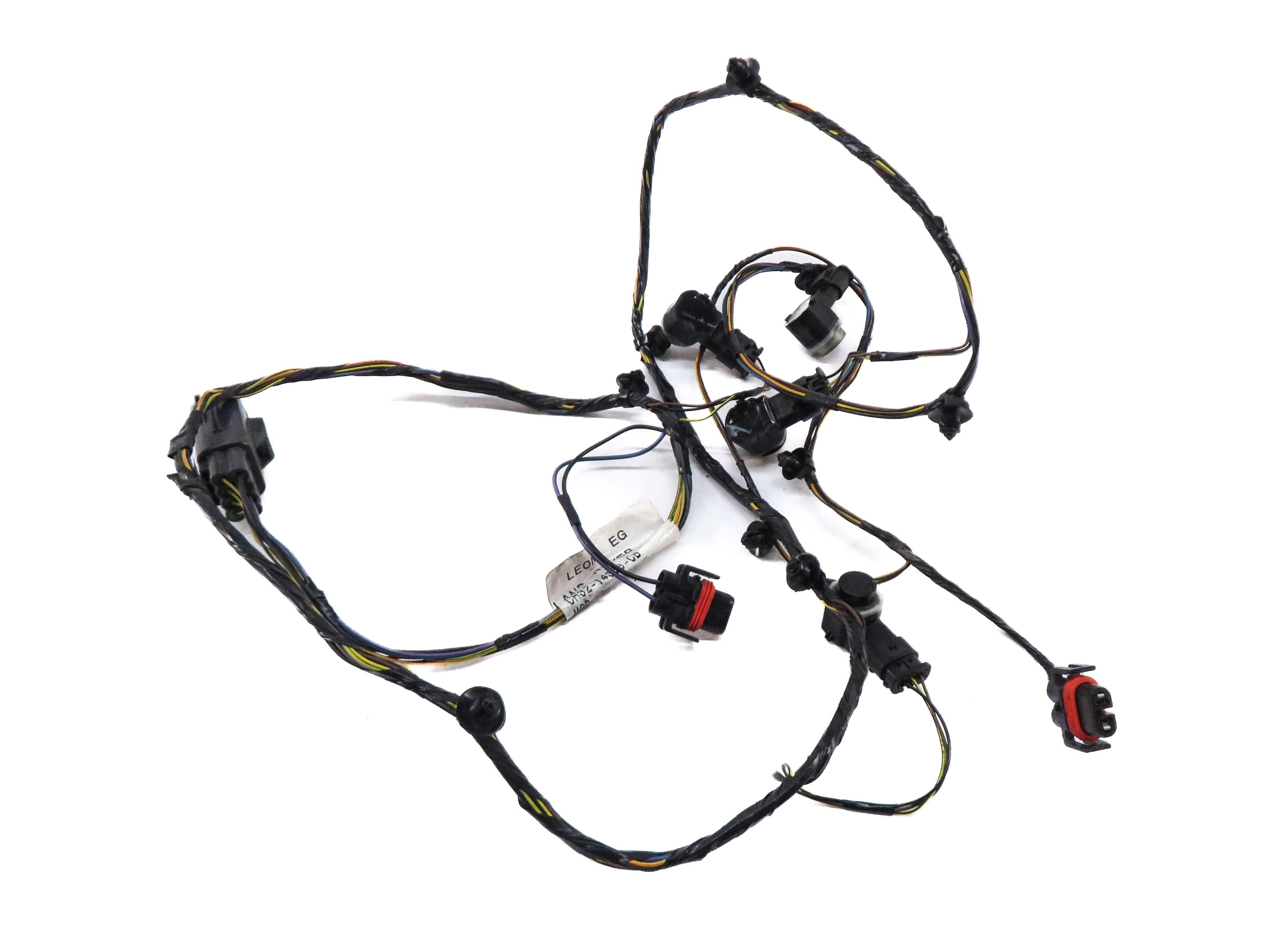2012 RANGE ROVER SPORT (L320) FRONT PDC PARK SENSOR SET w/ HARNESS (ORKNEY GRAY) — exact item pictured