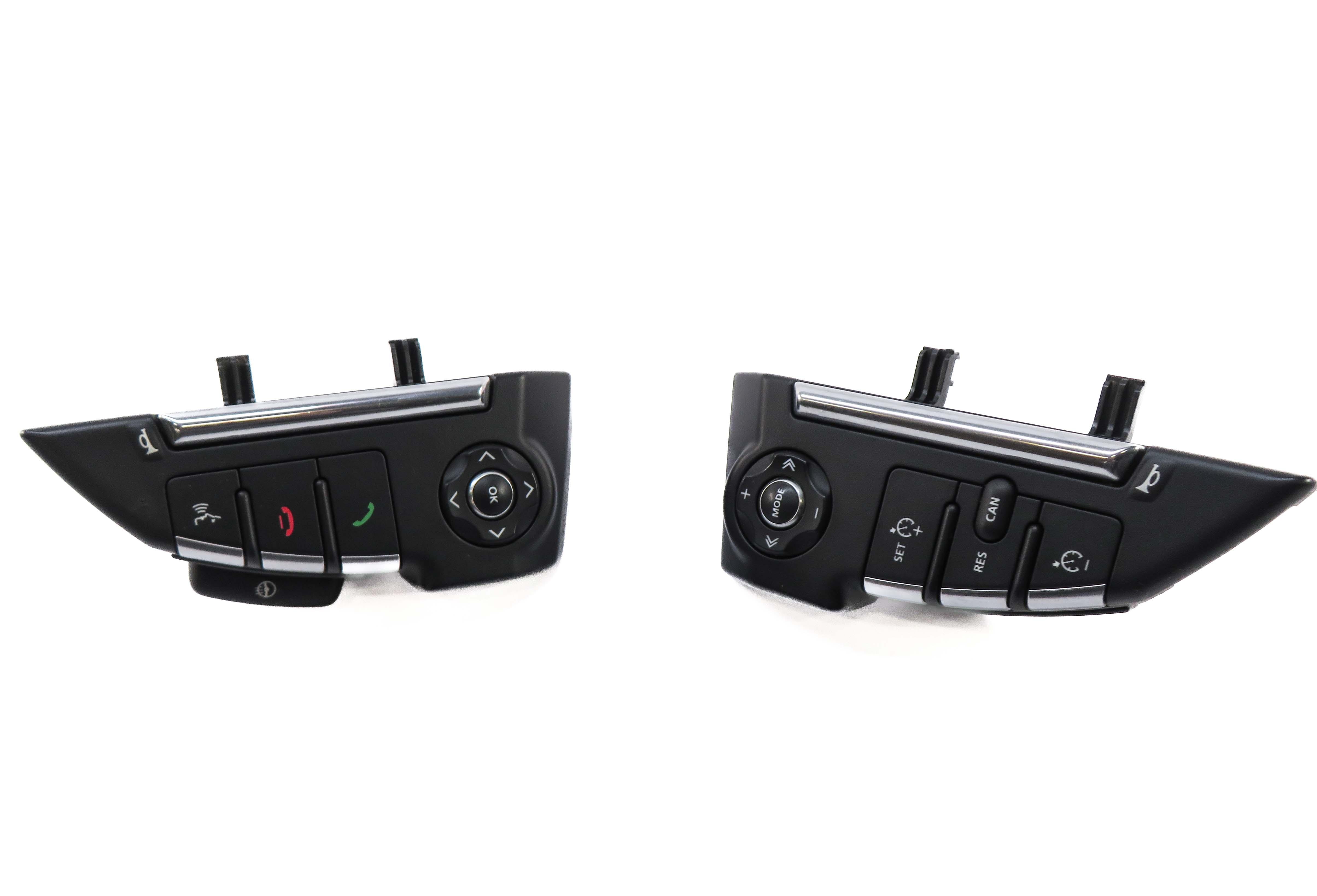 2012 RANGE ROVER SPORT (L320) HEATED STEERING WHEEL SWITCH BUTTON SET — exact item pictured