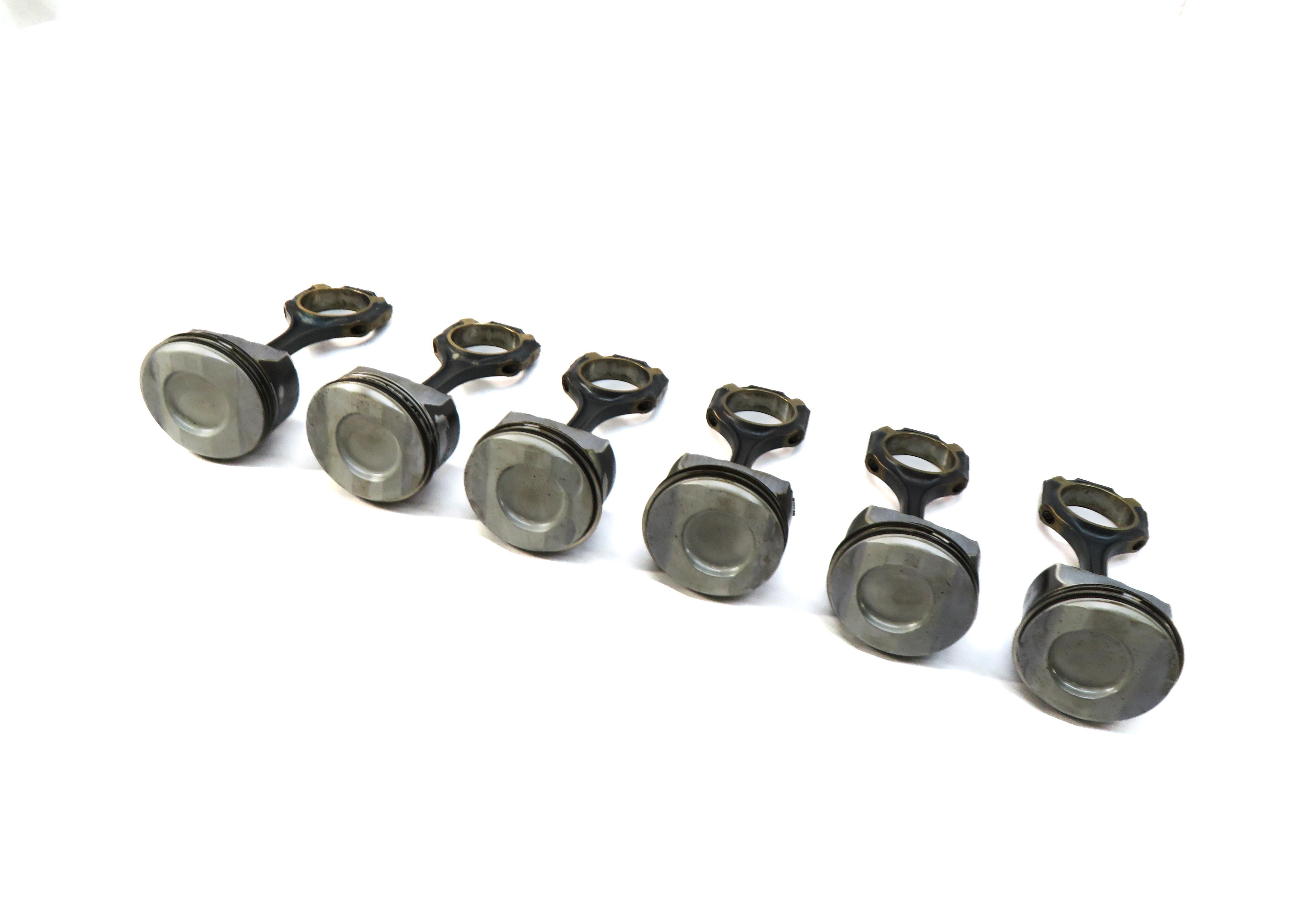 12-18 MERCEDES C300 C350 E350 E400 GLK350 ML350 SLK350 - 3.5L ENGINE PISTON SET — exact item pictured