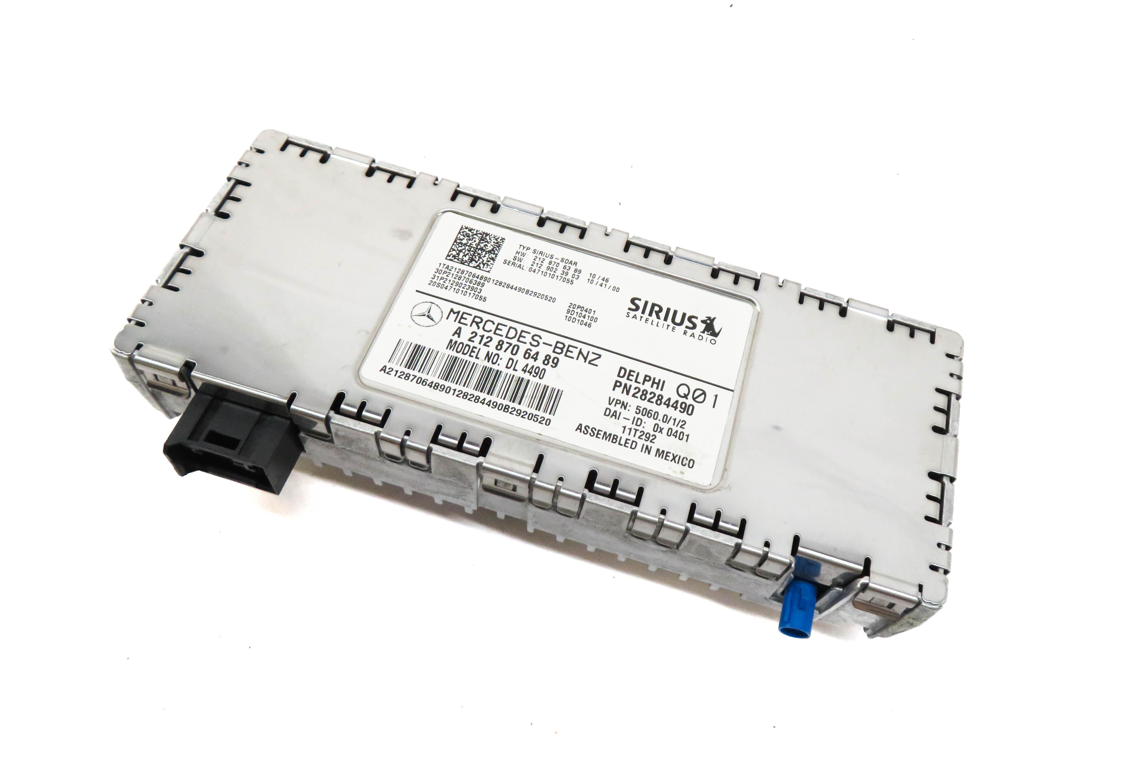 10-16 MERCEDES C250 C300 C350 E350 E550 GLK350 ML350 - SIRIUS SATELLITE RECEIVER — exact item pictured