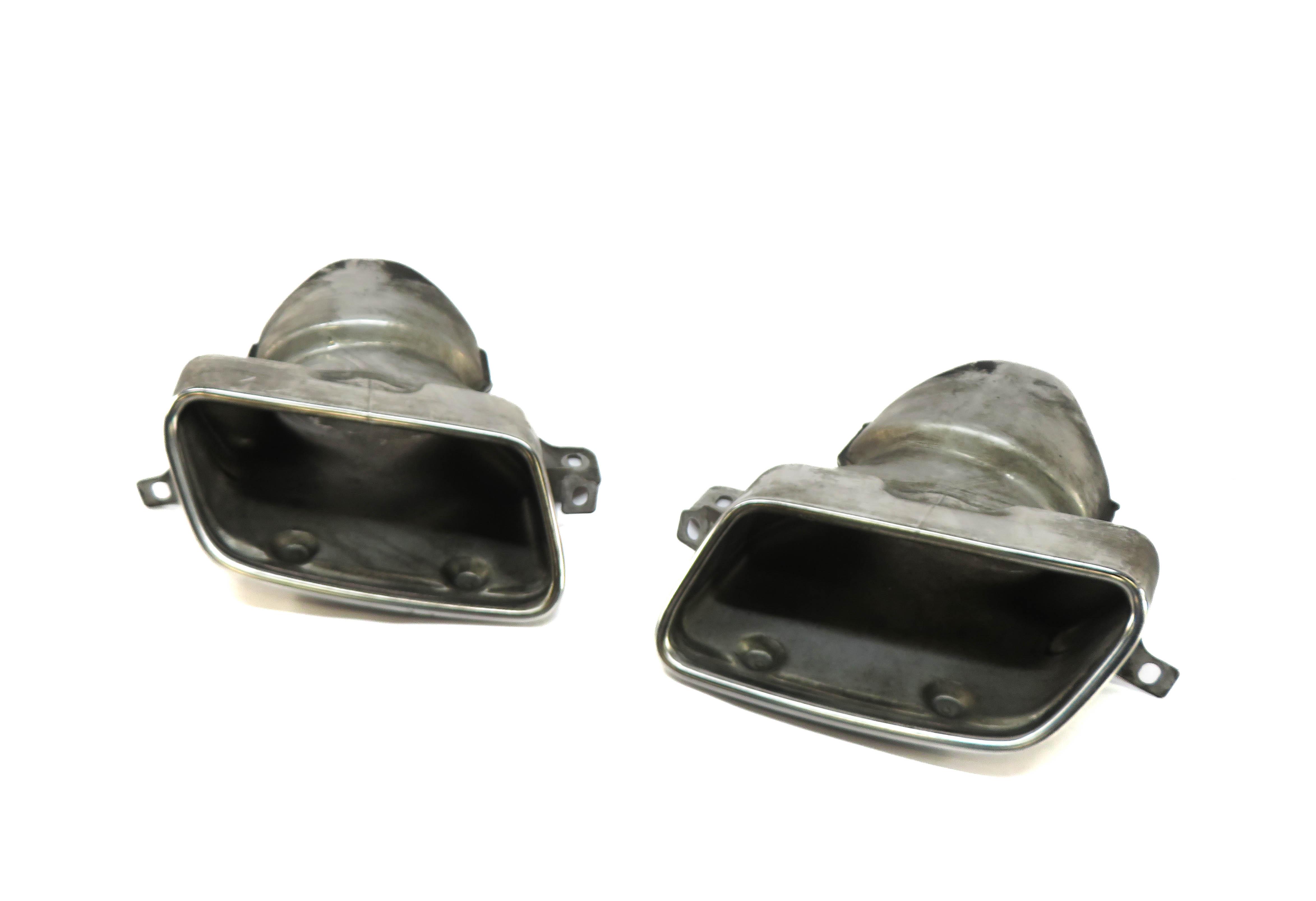 2012 MERCEDES BENZ E350 (W212) EXHAUST TIP SET — exact item pictured