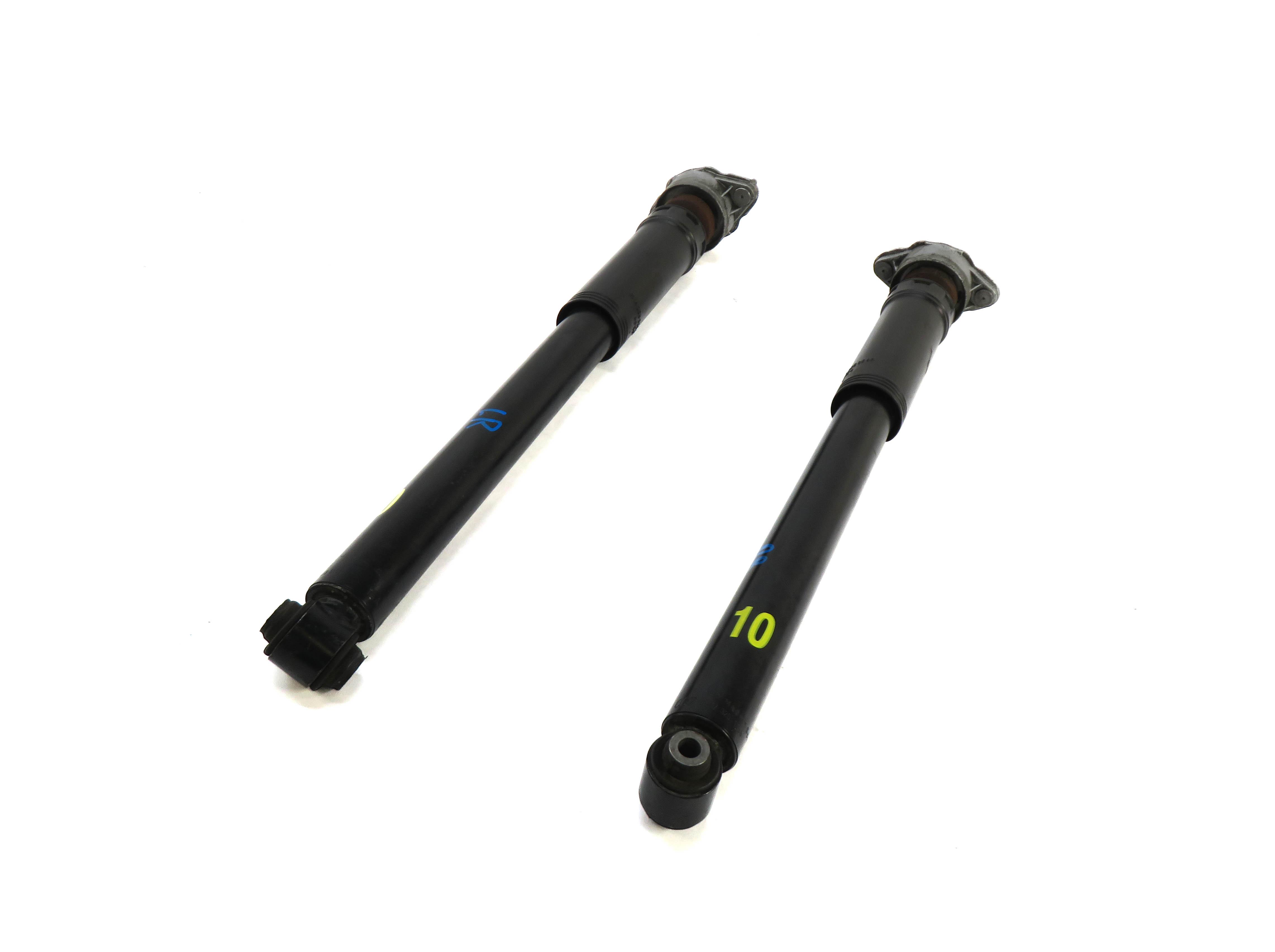 2012 MERCEDES E350 (W212) LEFT & RIGHT REAR SUSPENSION SHOCK STRUT SET-2 — exact item pictured