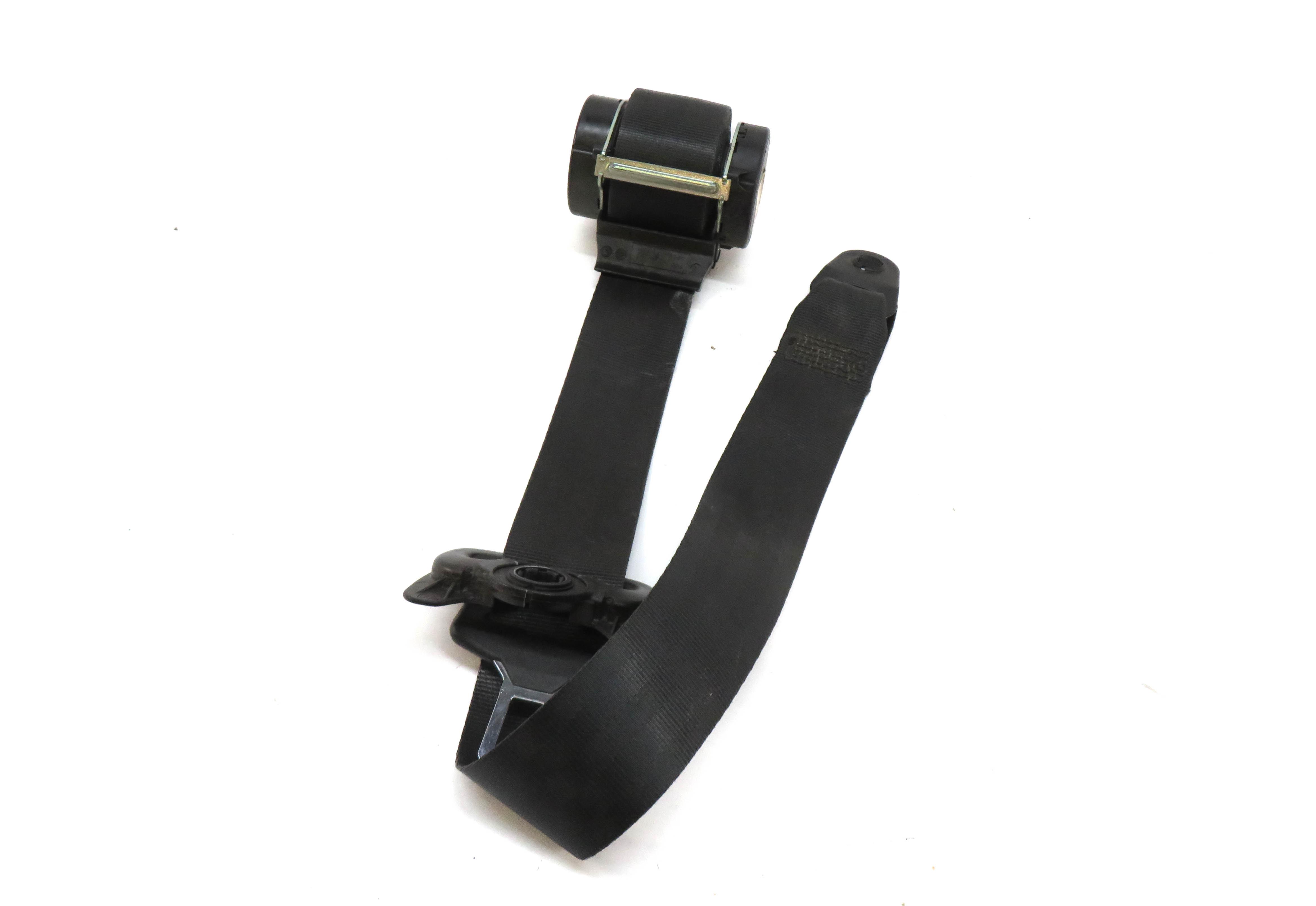 2008 LAND ROVER LR3 LEFT REAR 2nd SECOND ROW SEAT SEATBELT RETRACTOR (BLACK) — exact item pictured