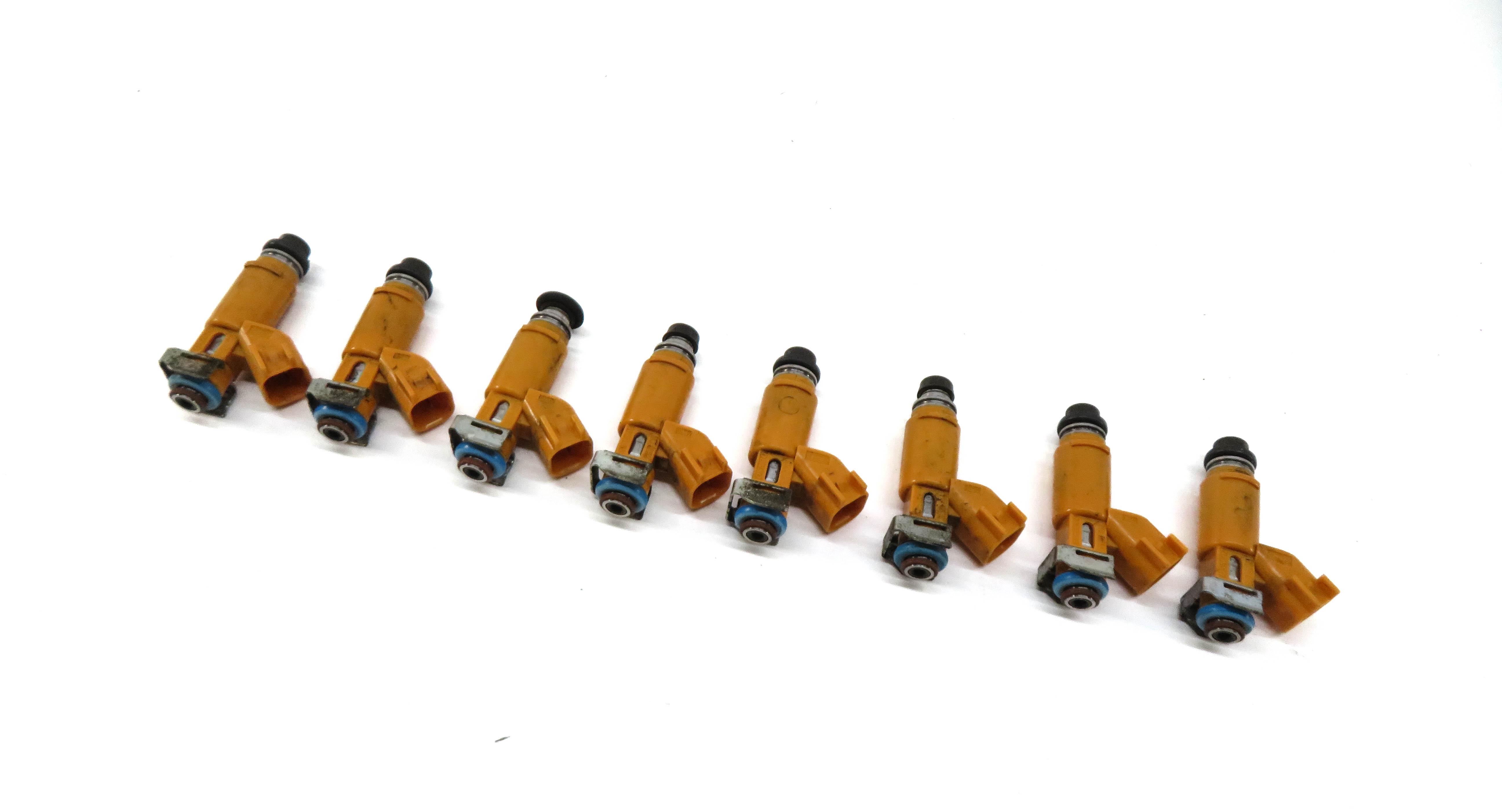 2005-2009 LR3 - RANGE ROVER SPORT (L320 L322) 4.4L V8 ENGINE FUEL INJECTOR SET 8 — exact item pictured