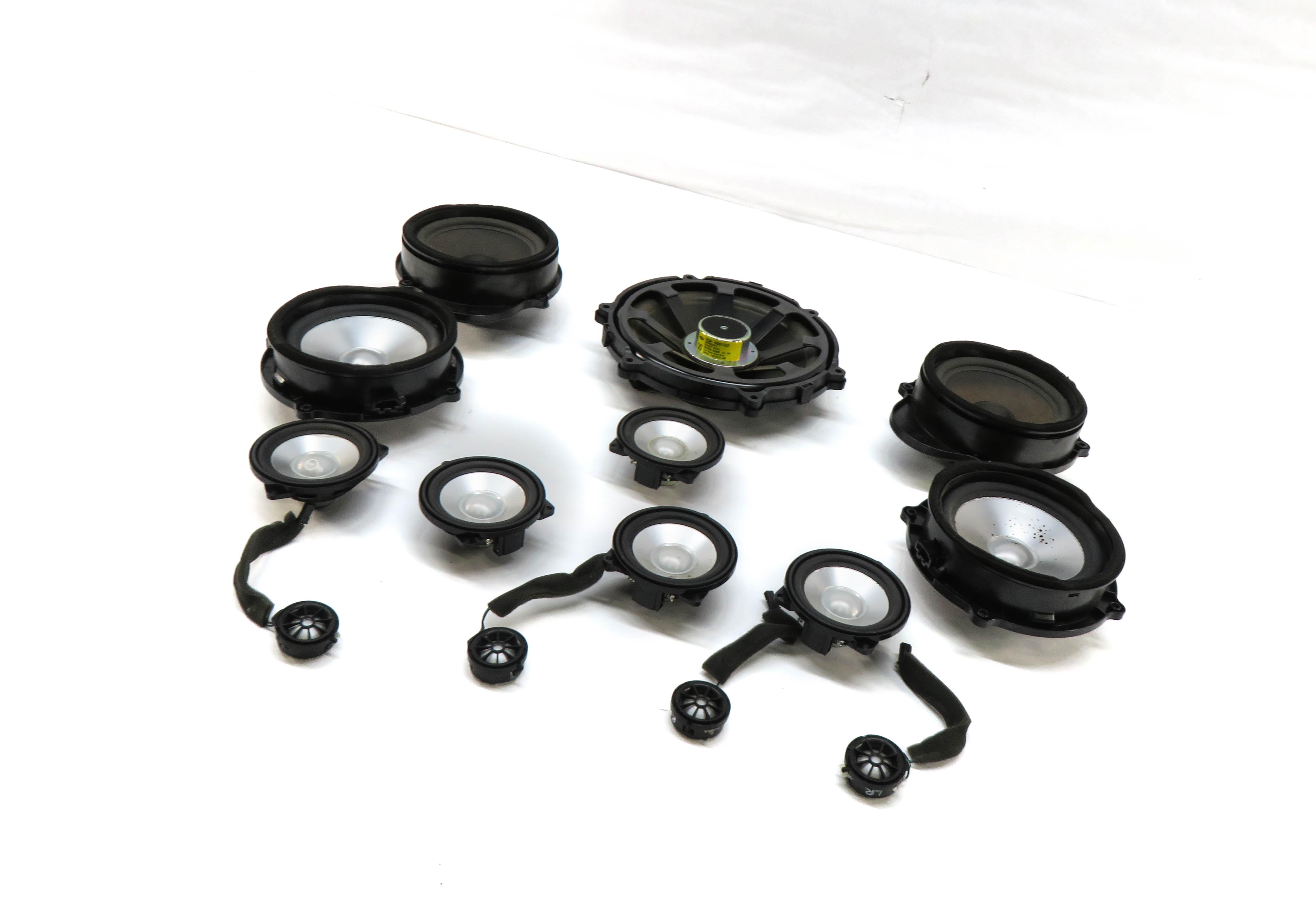2008 LAND ROVER LR3 RADIO STEREO LOGIC-7 AUDIO SUB SUBWOOFER TWEETER SPEAKER SET — exact item pictured