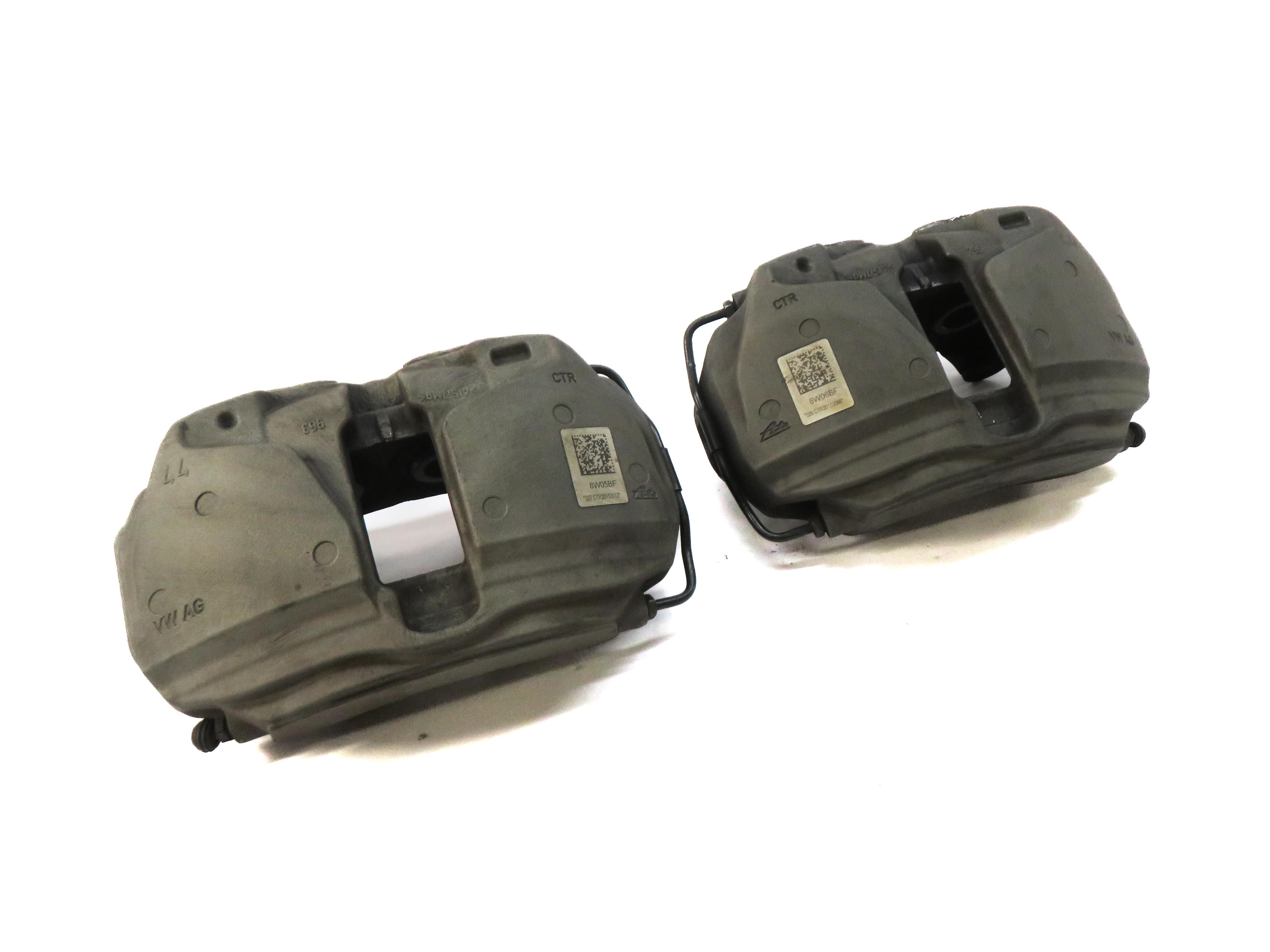 2017-2019 AUDI A4 A5 (B9 8W 8W6) FRONT LEFT & RIGHT BRAKE CALIPER SET-2 — exact item pictured
