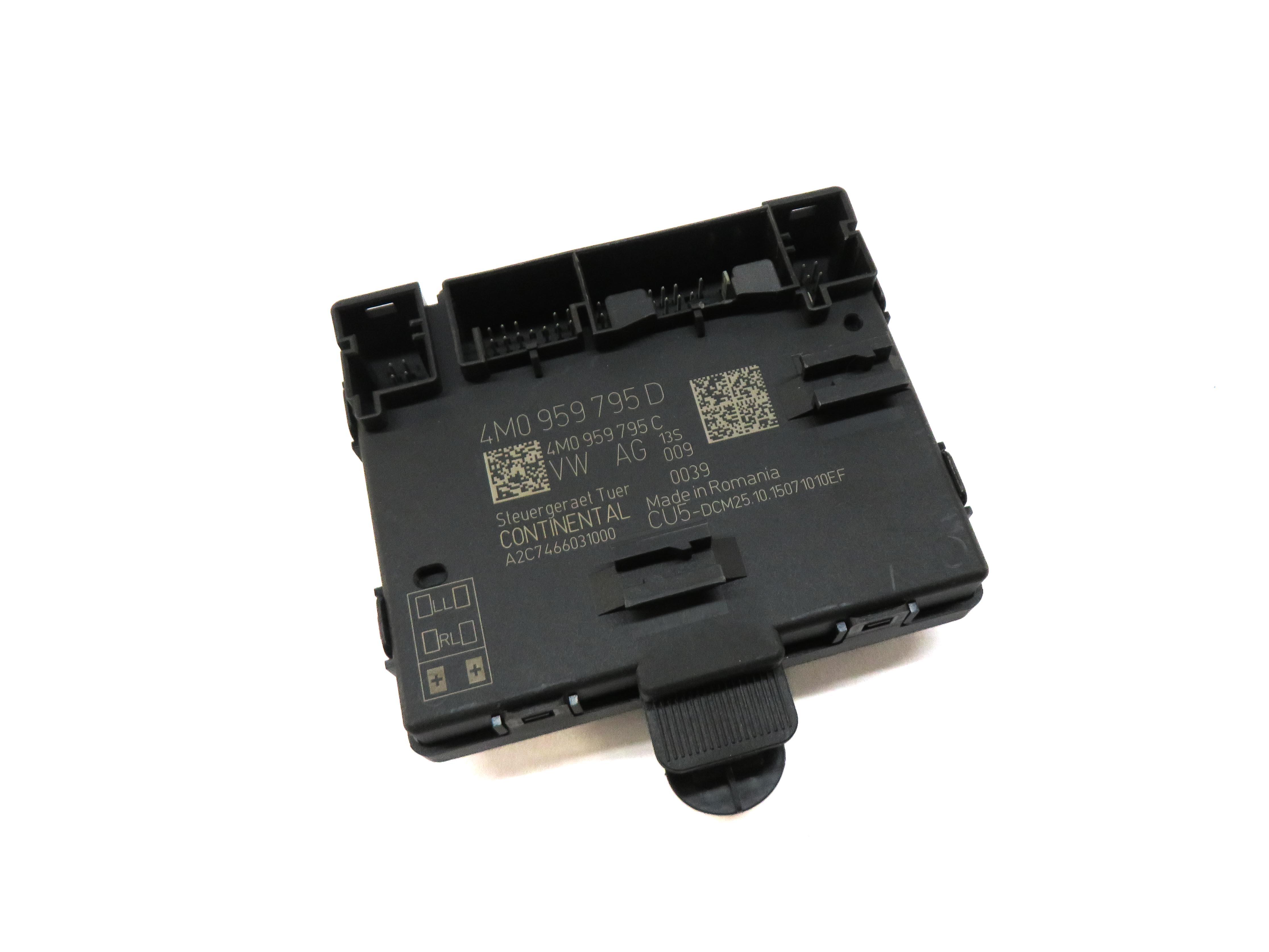 2017 AUDI A4 (B9 8W) LEFT REAR DOOR CONTROL MODULE — exact item pictured