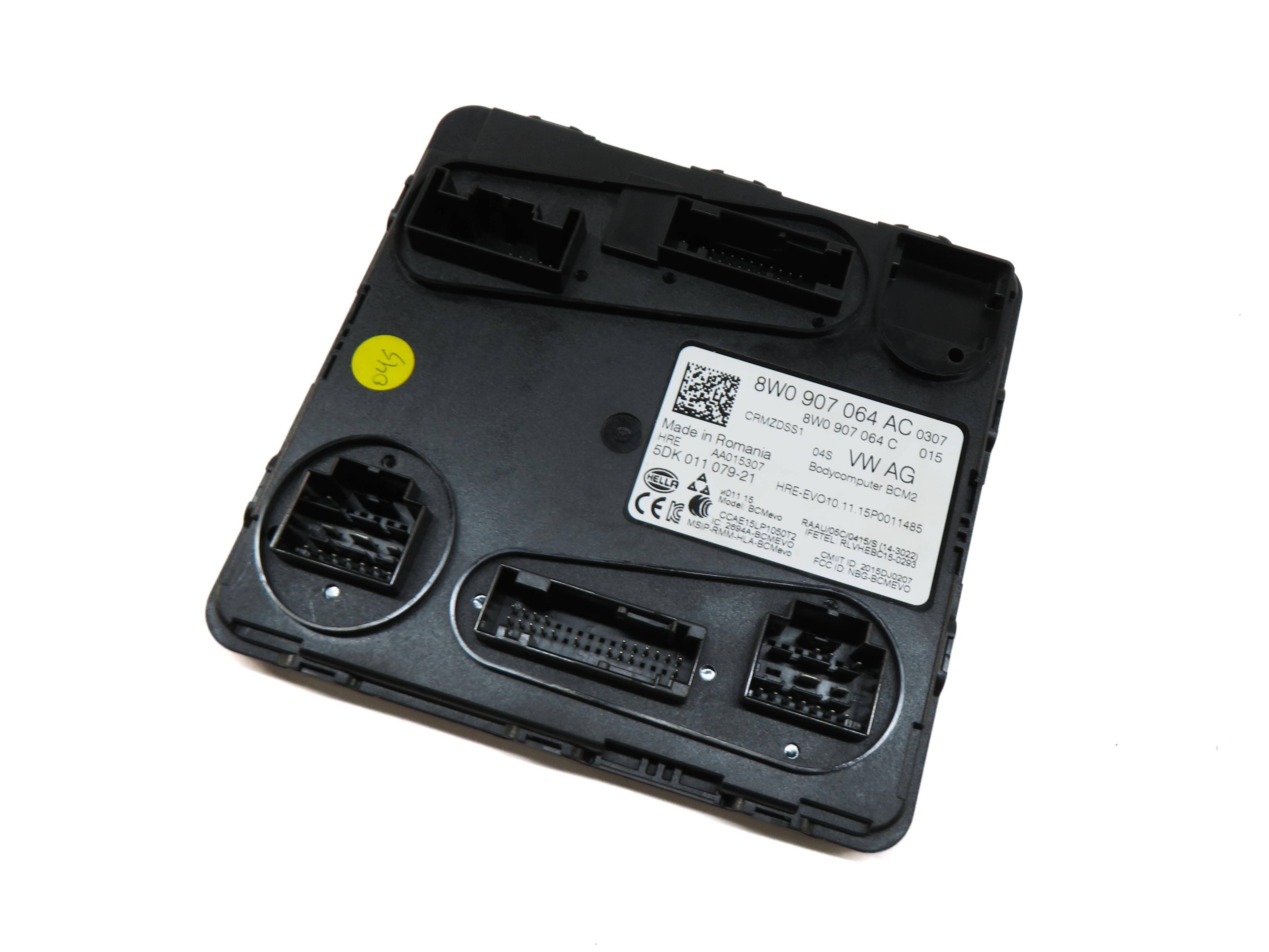 2017 AUDI A4 (B9 8W) REAR BODY CONTROL MODULE BCM — exact item pictured
