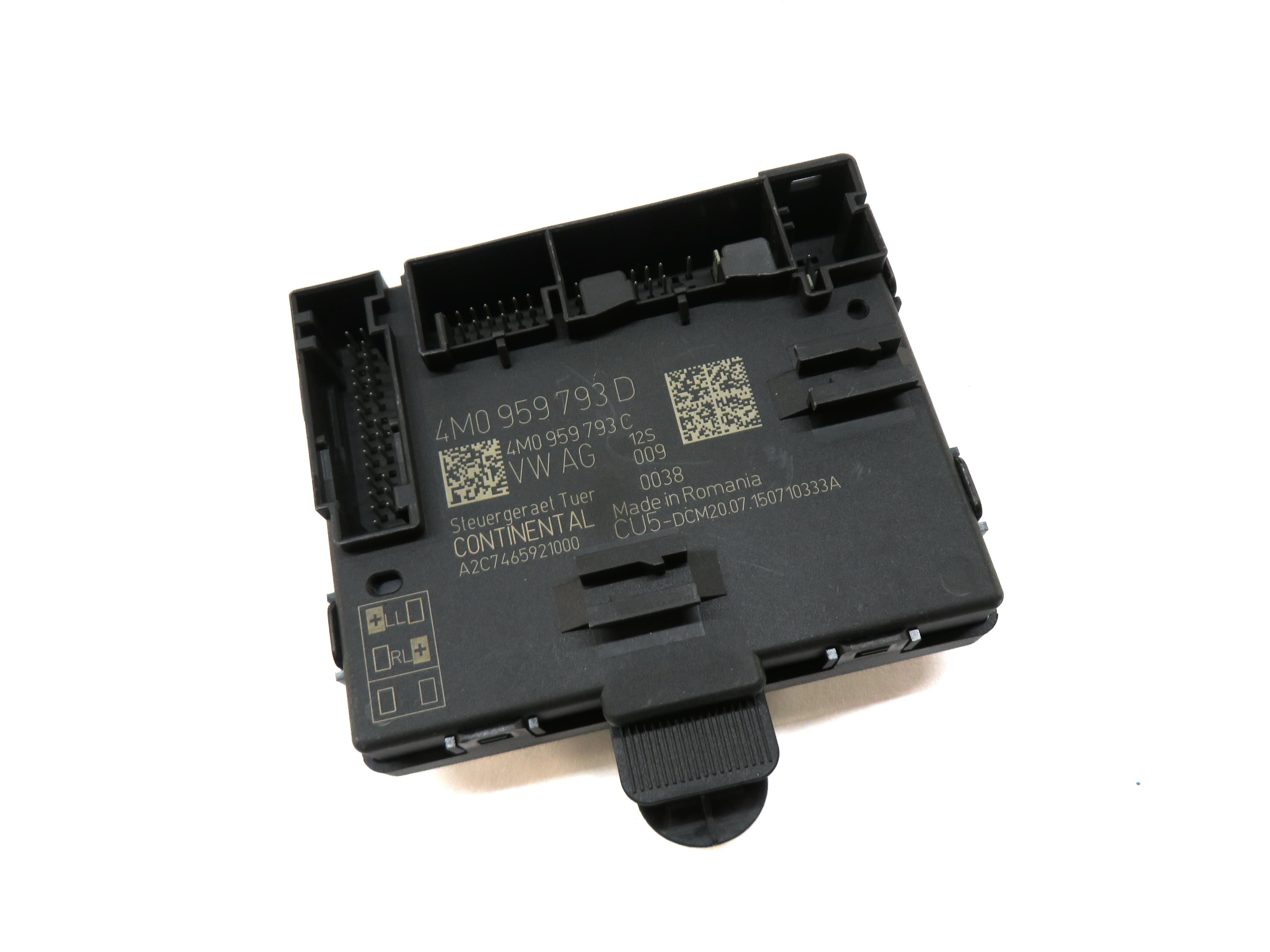 2017 AUDI A4 (B9 8W) LEFT FRONT DRIVER DOOR CONTROL MODULE — exact item pictured