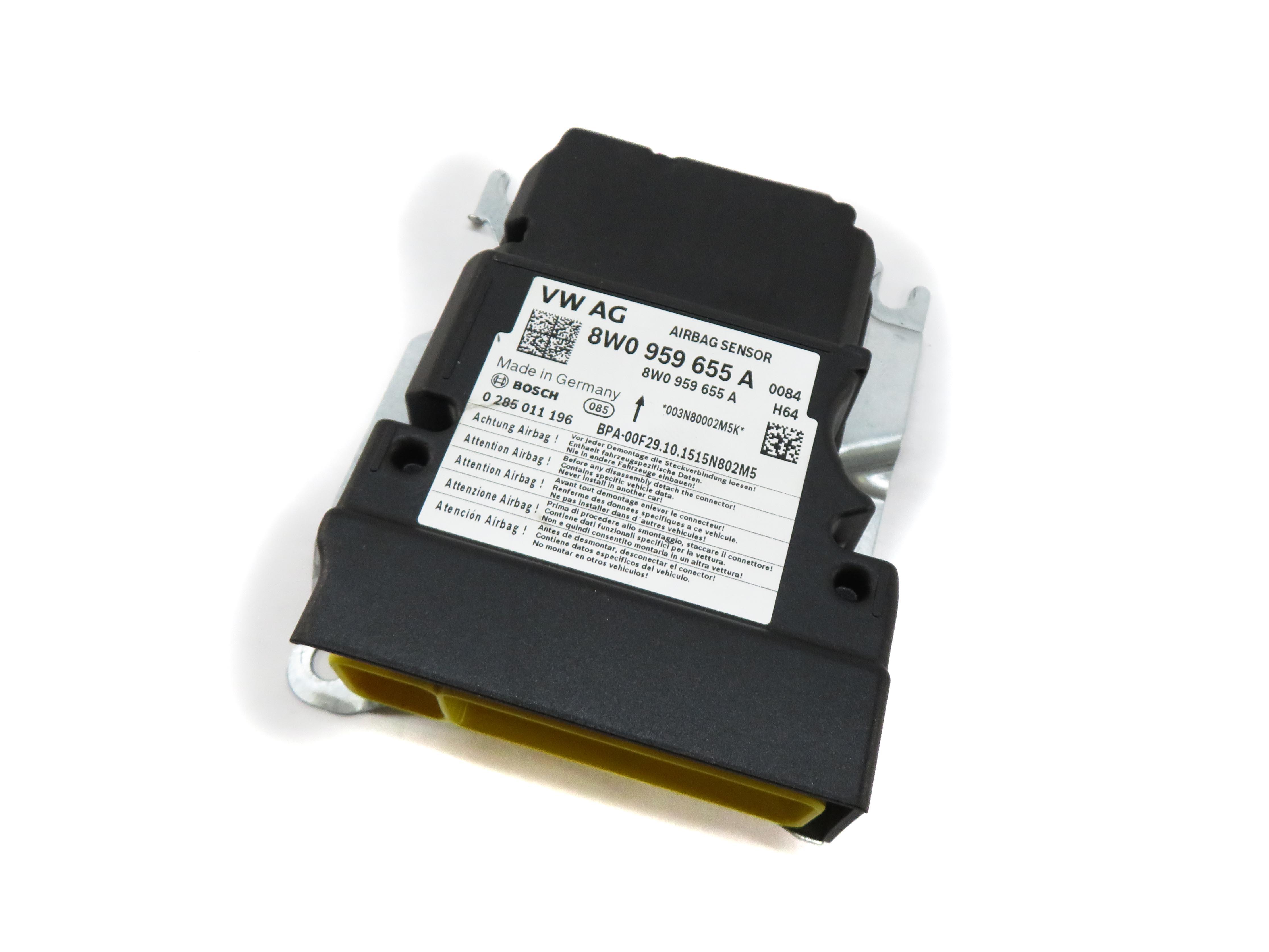2017-2019 AUDI A4 (B9 8W) SRS BAG CONTROL MODULE — exact item pictured