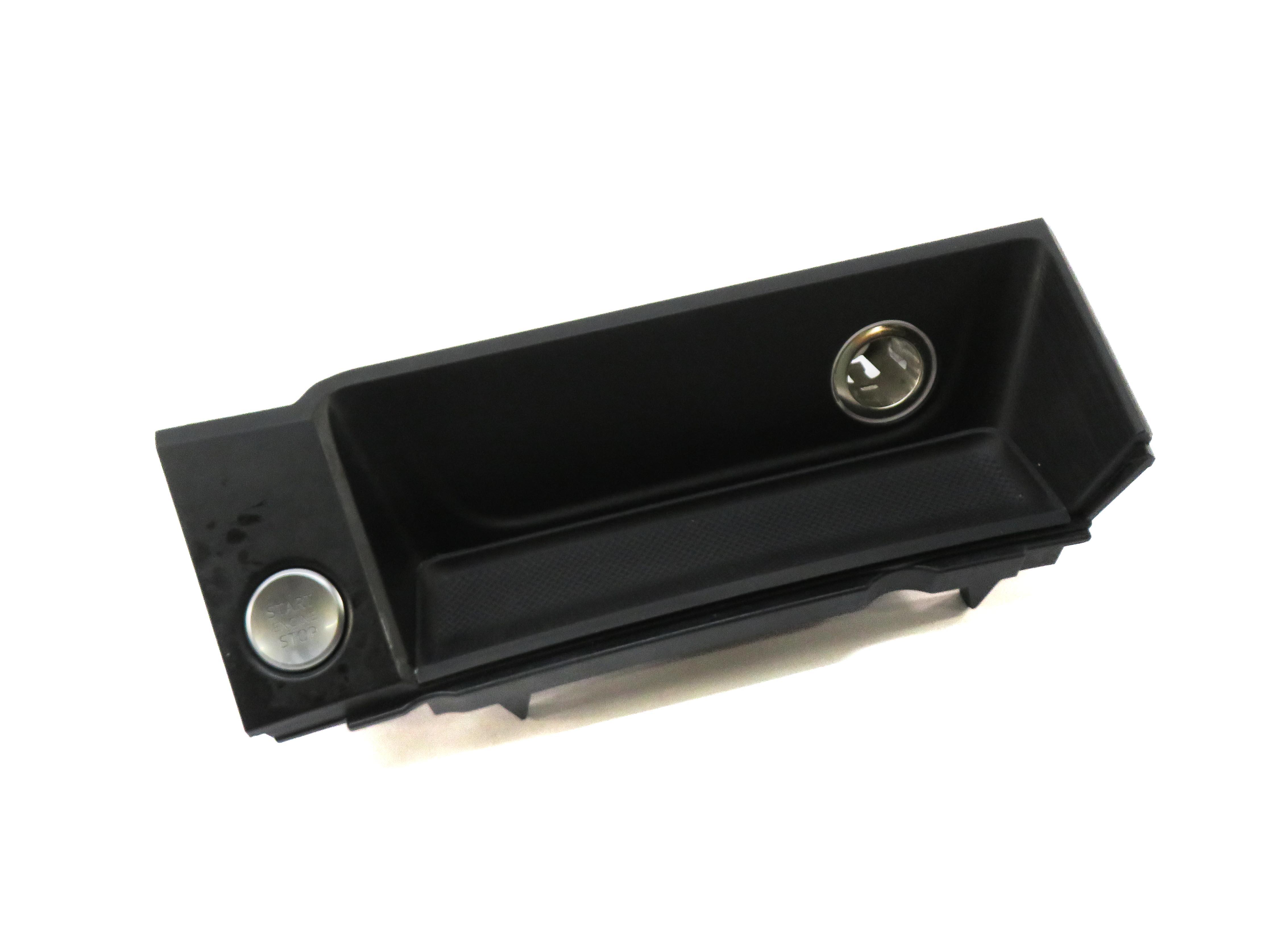 2017 AUDI A4 (B9 8W) FRONT CONSOLE STORAGE TRAY w/ IGNITION START STOP SWITCH — exact item pictured