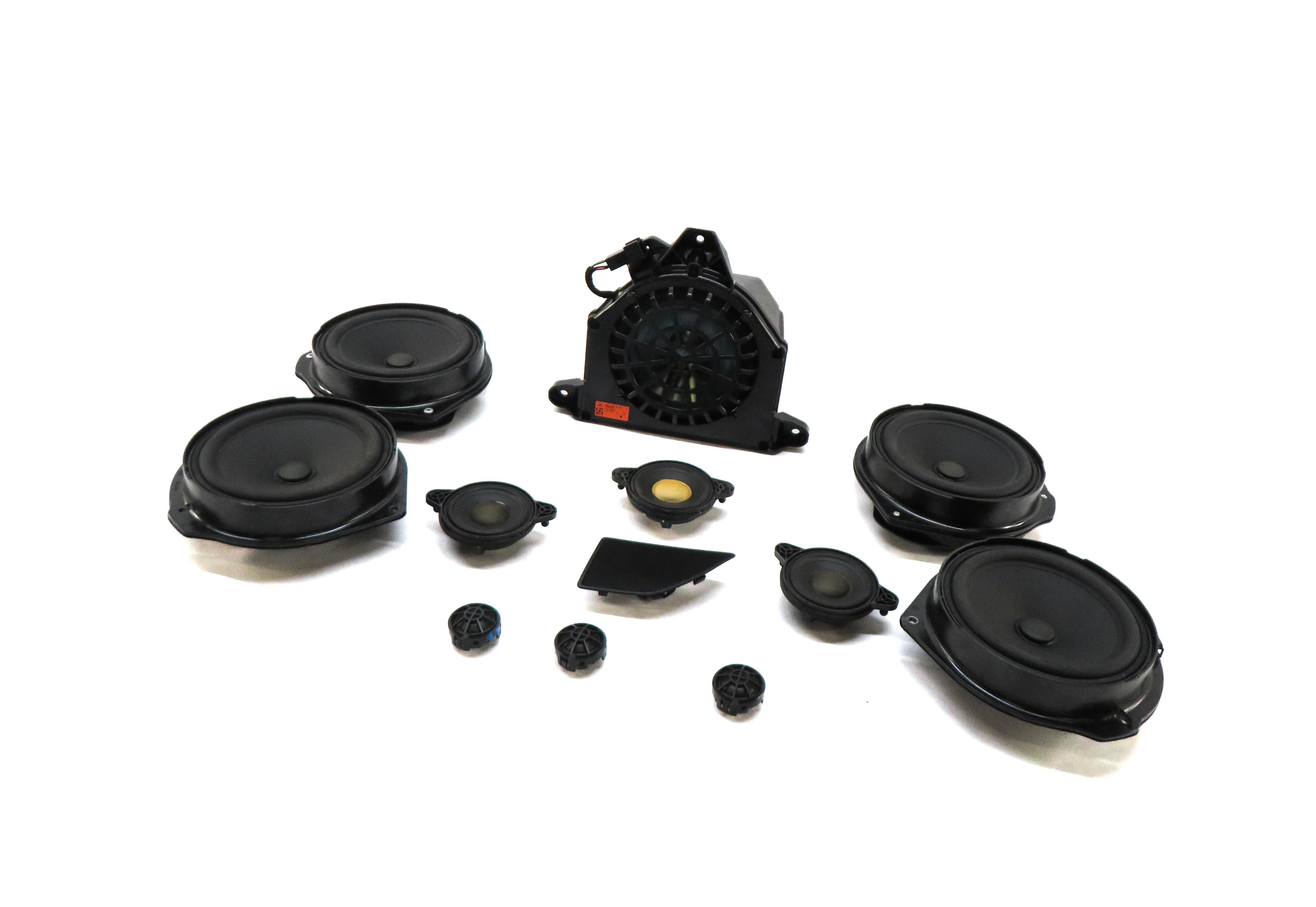 2013 MERCEDES E350 (A207) CONVERTIBLE HARMAN KARDON LOGIC 7 SPEAKER SET — exact item pictured