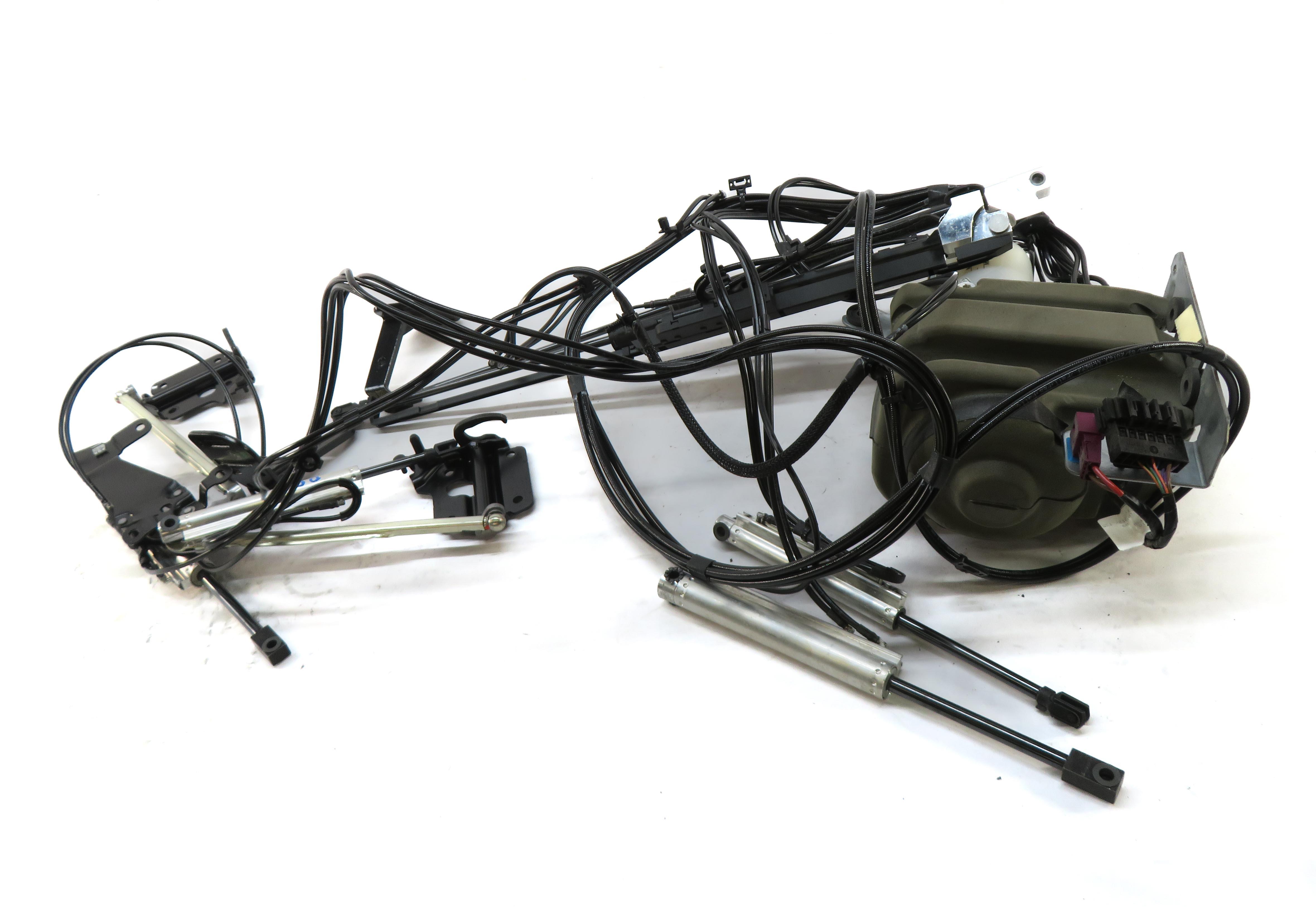 2011-2017 MERCEDES E350 E400 E550 (A207) CONVERTIBLE TOP PUMP w/ RAM & LINES — exact item pictured