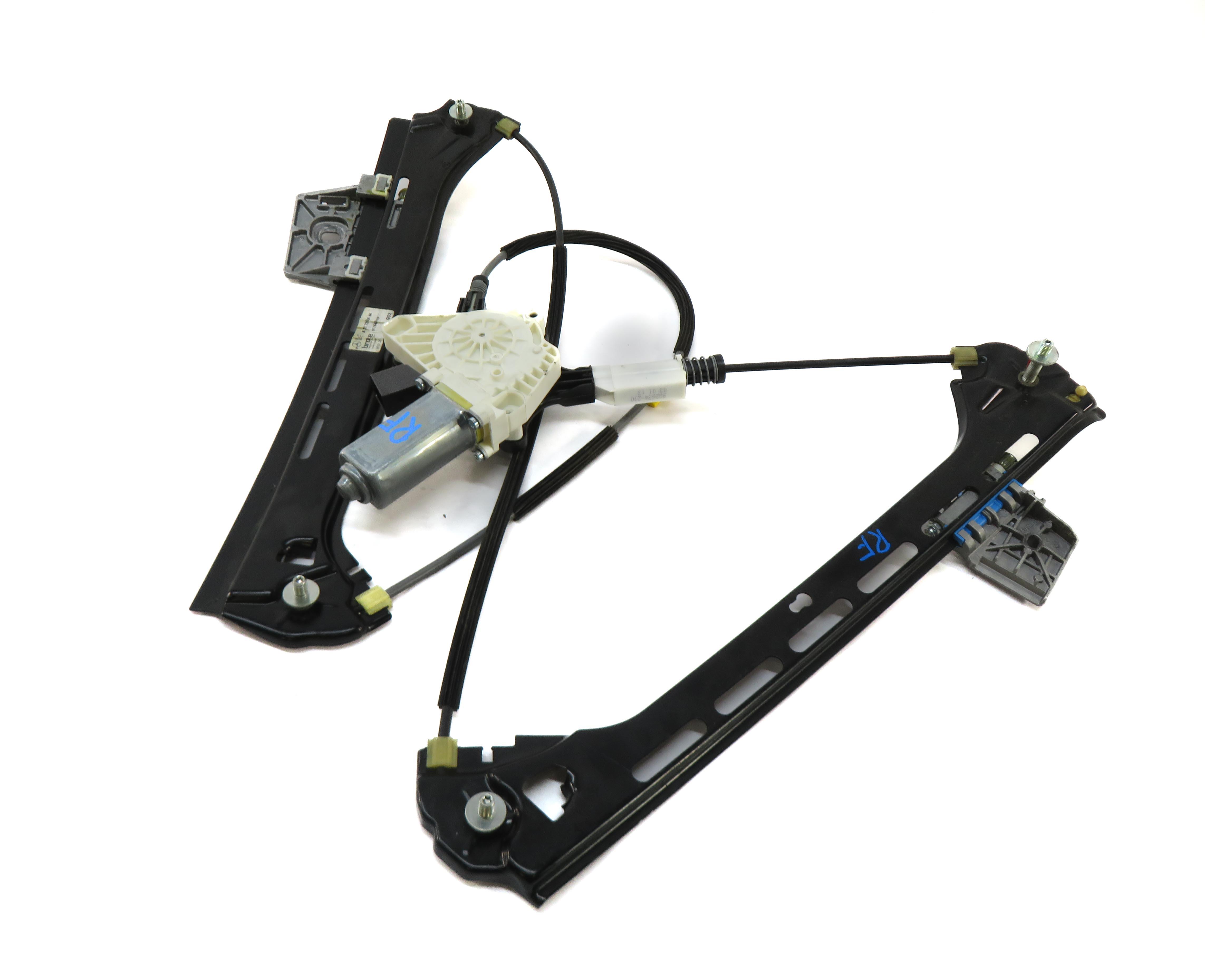 2013 MERCEDES E350 (A207) CONVERTIBLE PASSENGER DOOR WINDOW REGULATOR w/ MOTOR — exact item pictured
