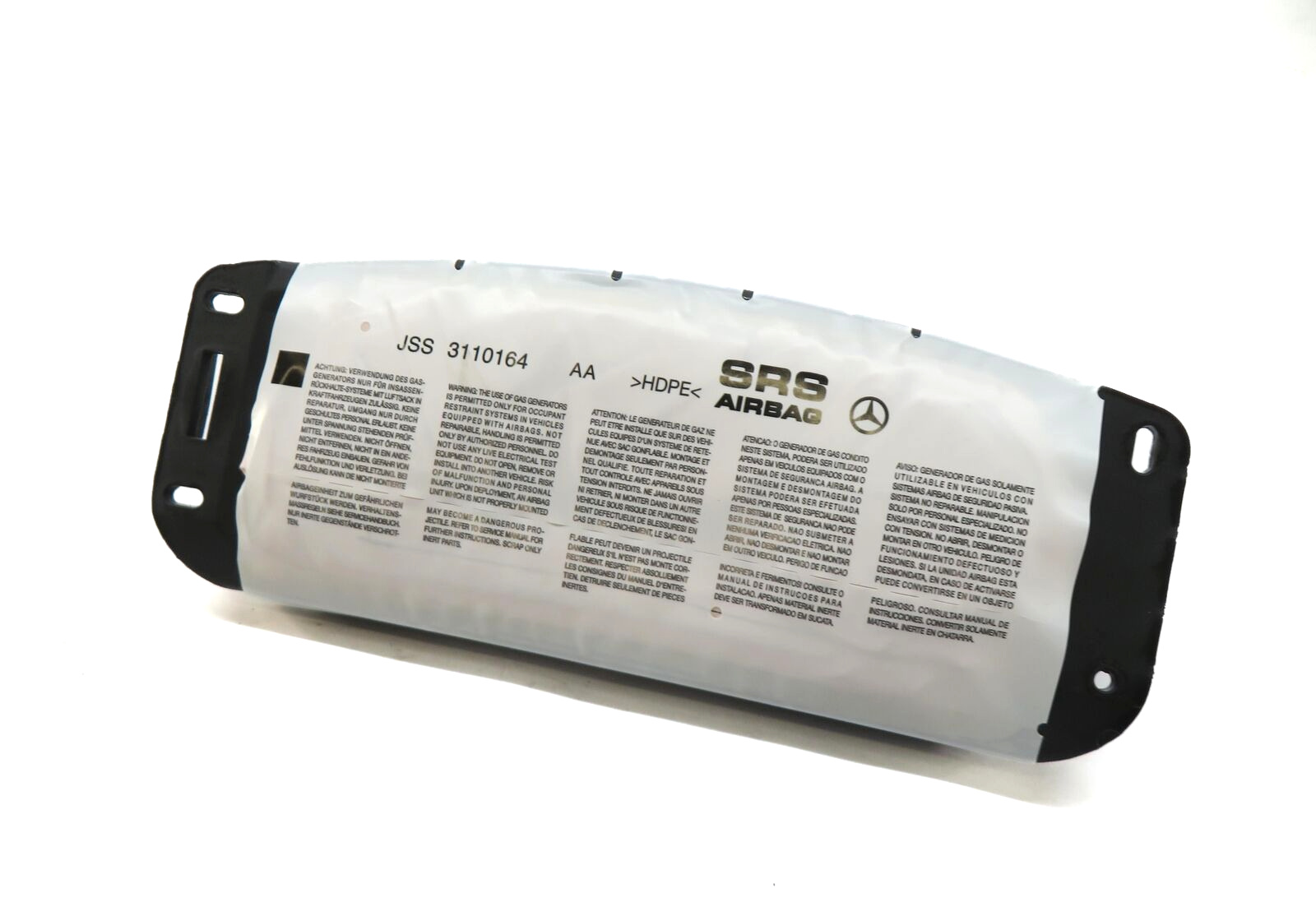 12-17 MERCEDES E350 E400 E550 (A207 C207 W207) RIGHT FRONT PASSENGER DASH AIRBAG — exact item pictured