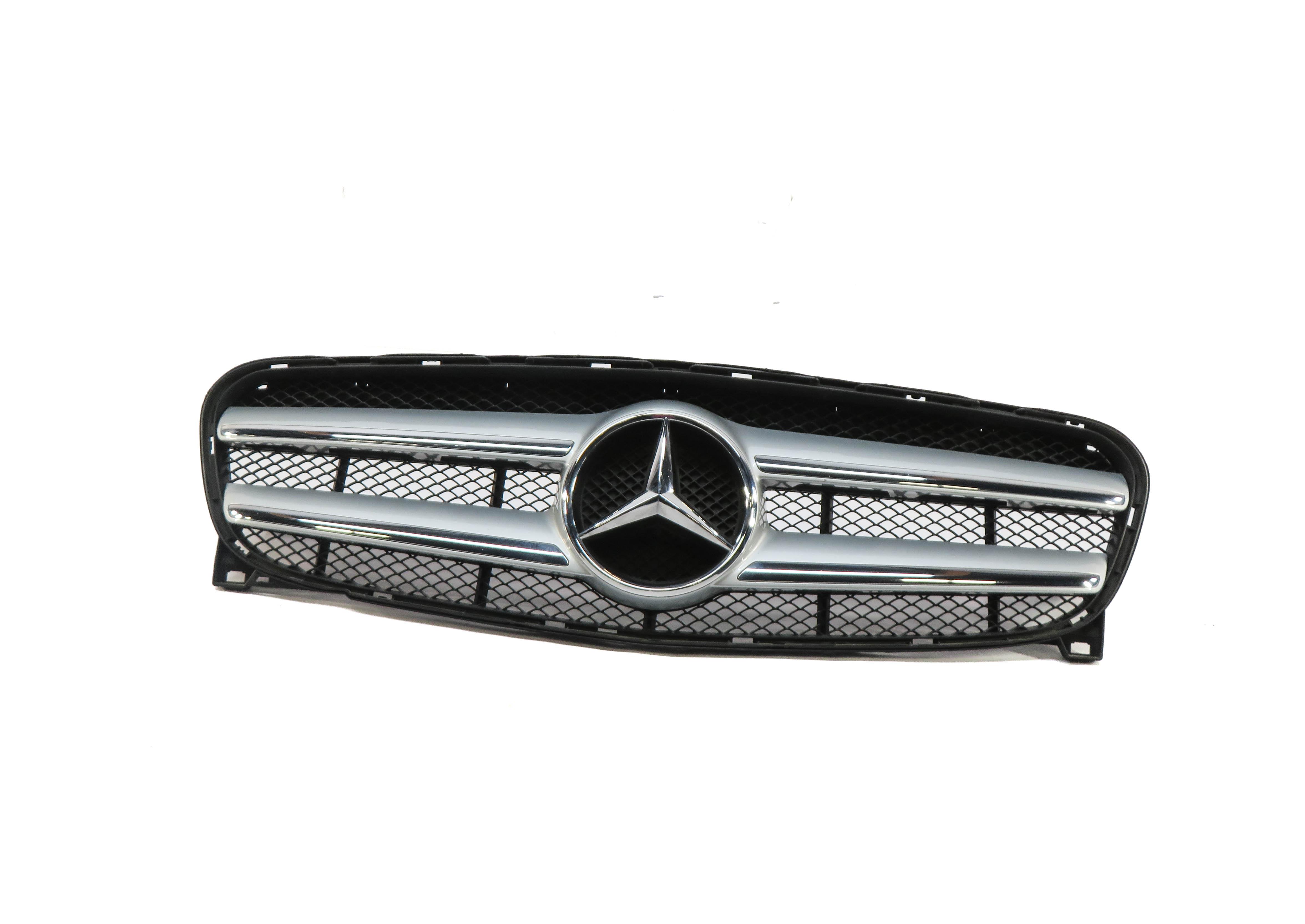 2015-2017 MERCEDES BENZ GLA250 (X156) FRONT UPPER CENTER HOOD VENT GRILLE TRIM — exact item pictured